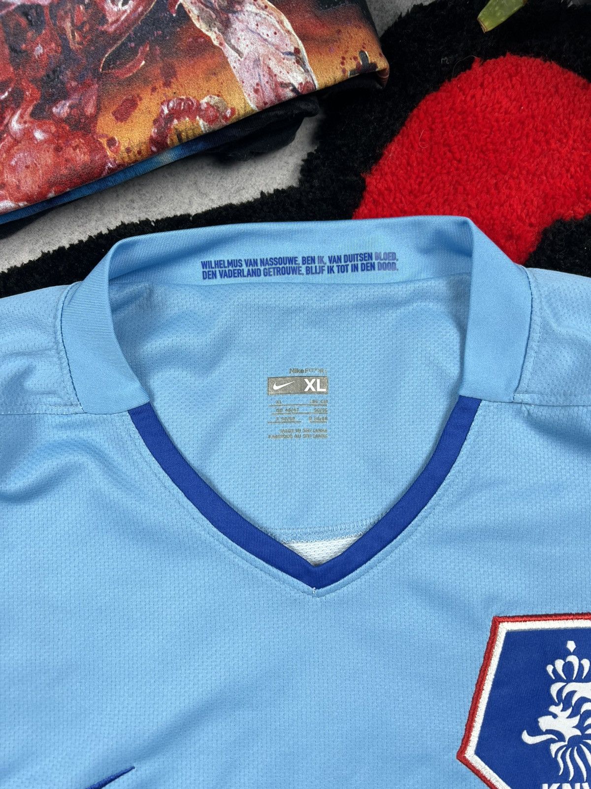 Nike Vintage Nike Netherlands 2008 Blockcore Y2K Soccer Jersey Size US XL / EU 56 / 4 - 5 Thumbnail