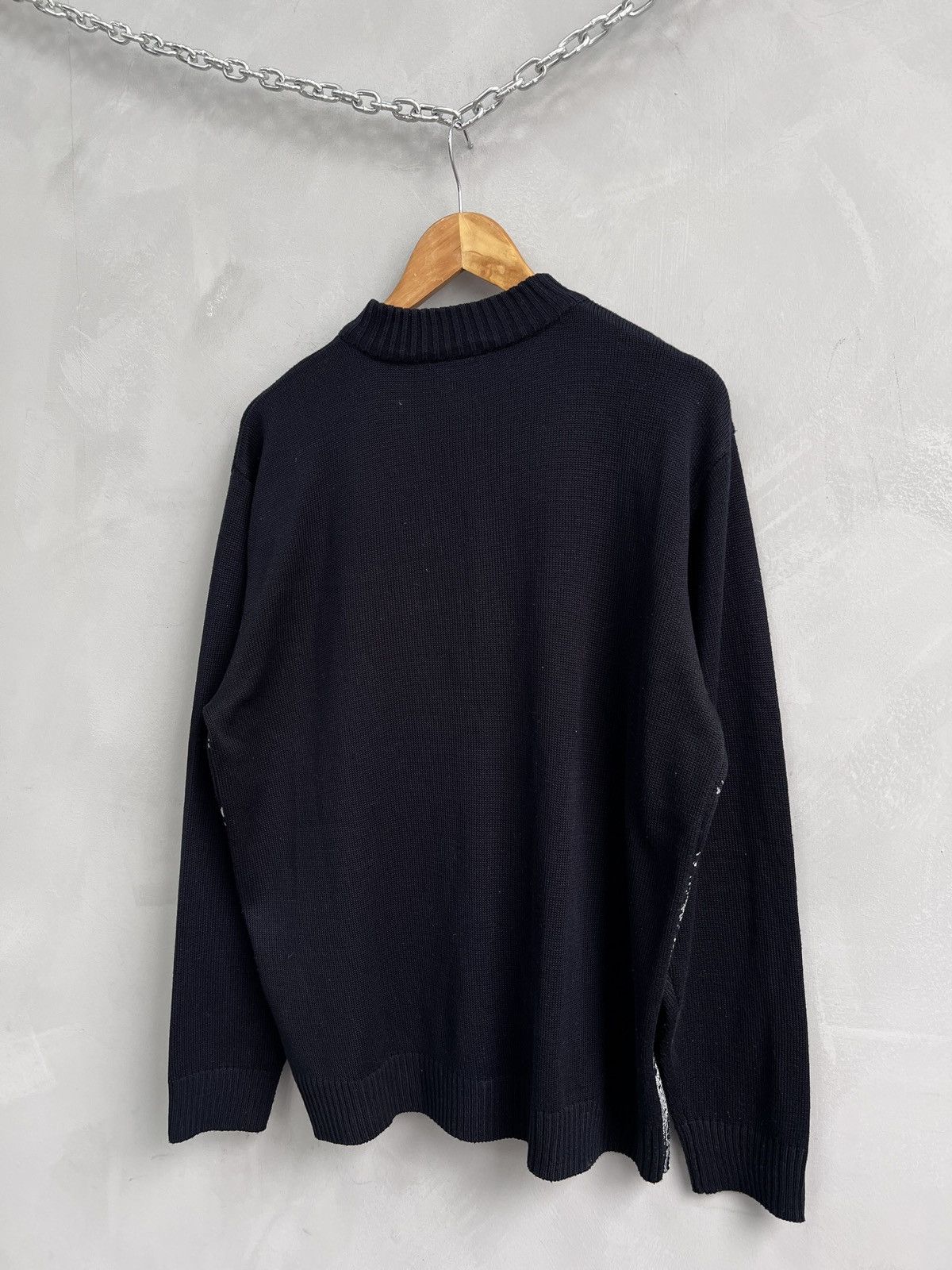 Other Vintage avant garde y2k style full print zip sweater y2k Size US L / EU 52-54 / 3 - 11 Thumbnail