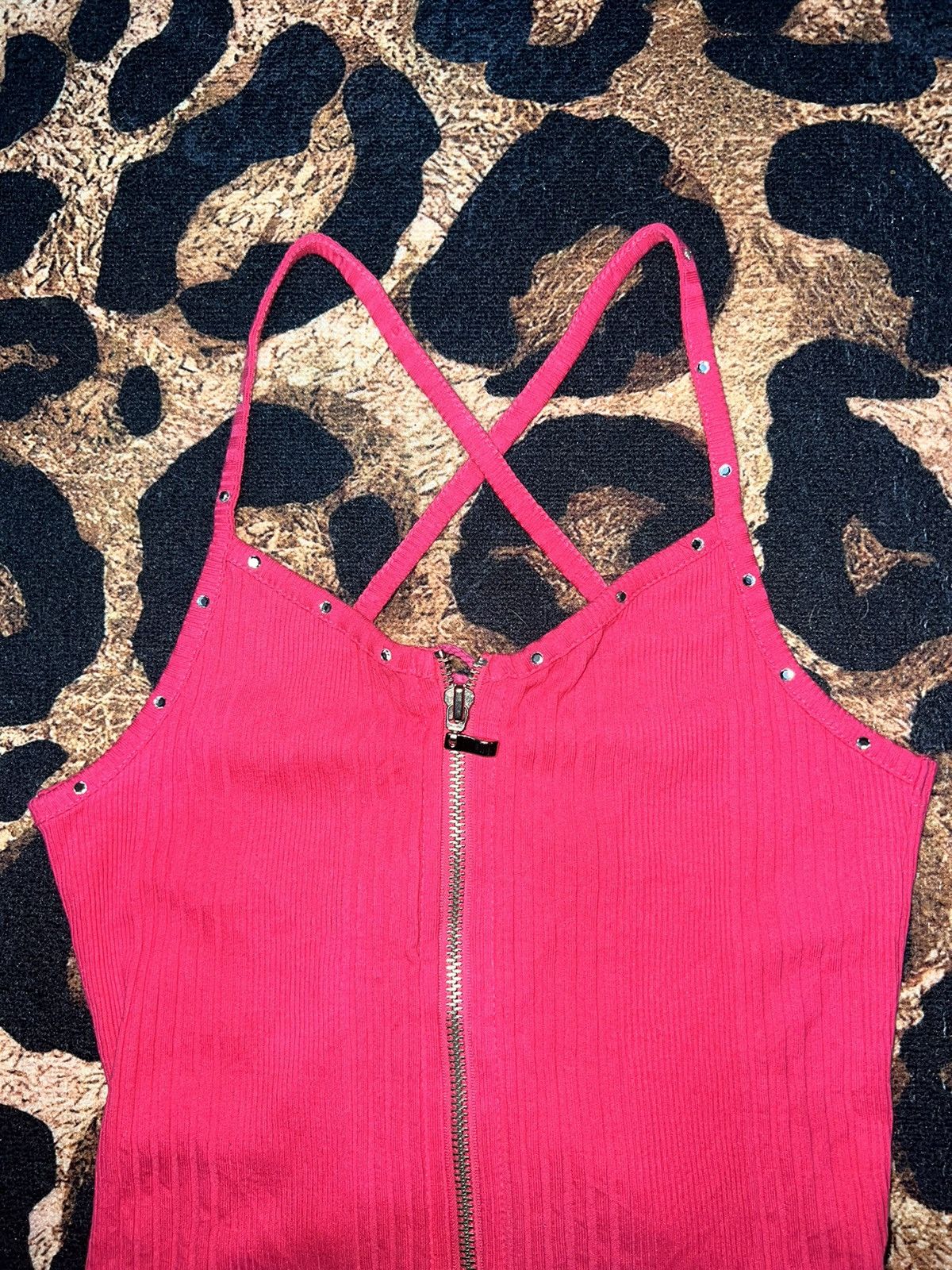 Japanese Brand Y2K / gyaru hot pink cami top 🎀💖 Size S / US 4 / IT 40 - 6 Thumbnail