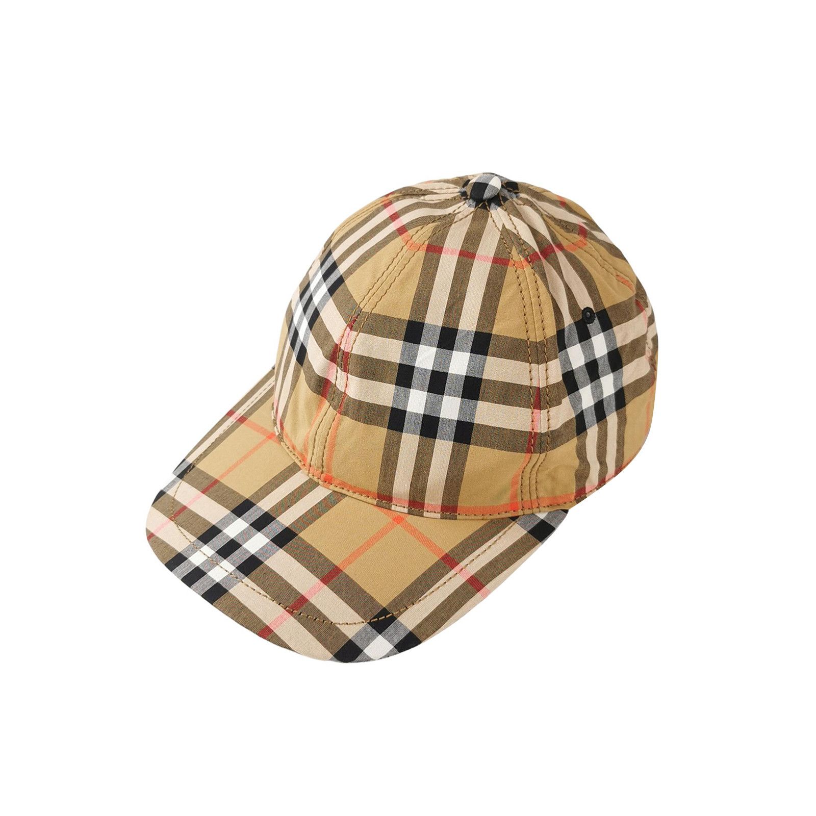 Burberry Burberry Check Cotton Baseball Cap S/M Size ONE SIZE - 1 Thumbnail
