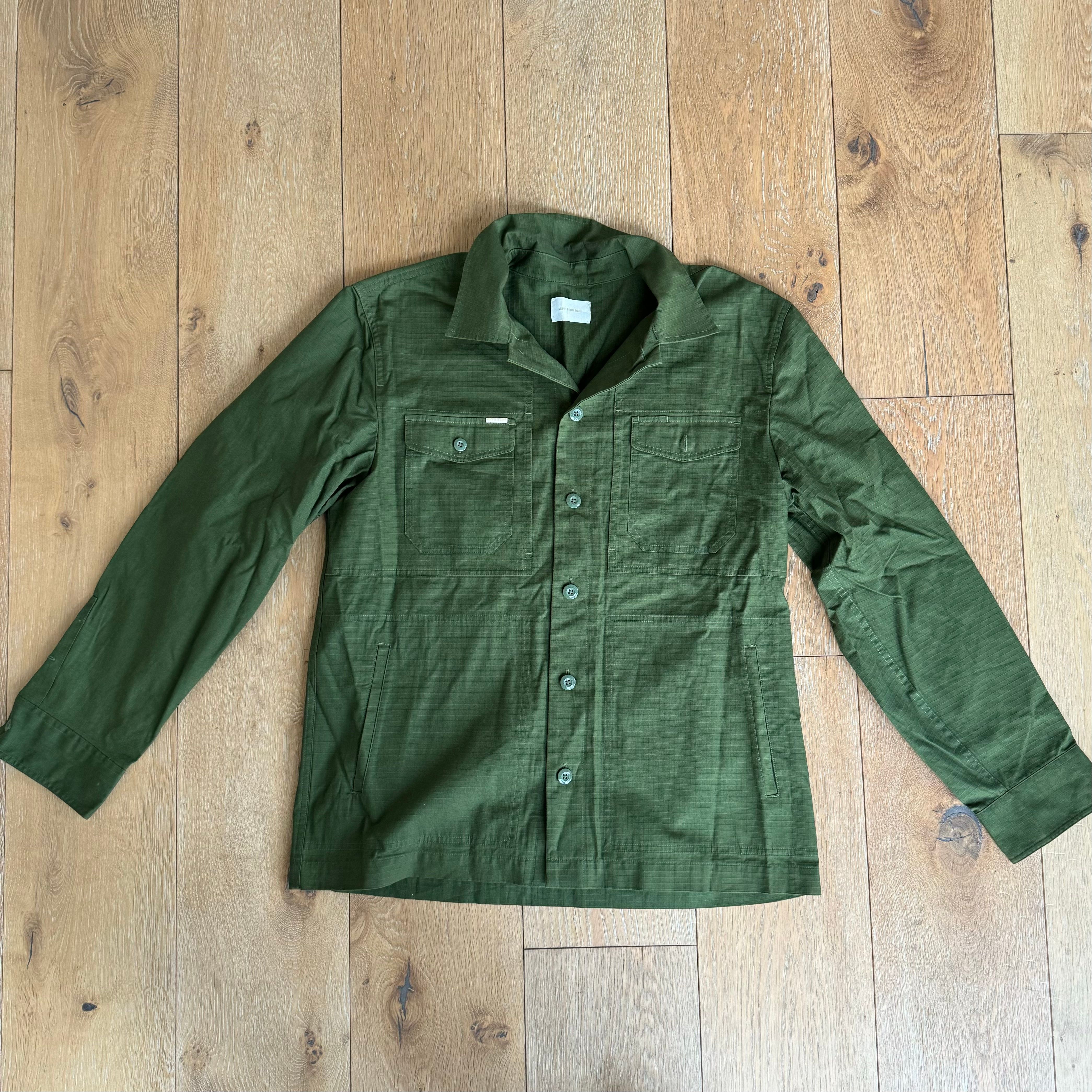 Pre-owned Aimé Leon Dore Shirt Jacket In Army Green
