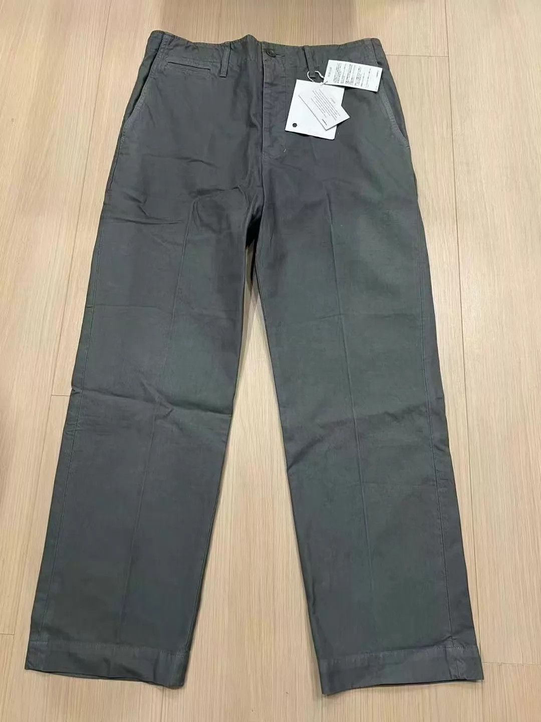 Visvim VISVIM 22SS Chino Taper Grey2 PEERLESS Button New Size US 32 / EU 48 - 1 Thumbnail