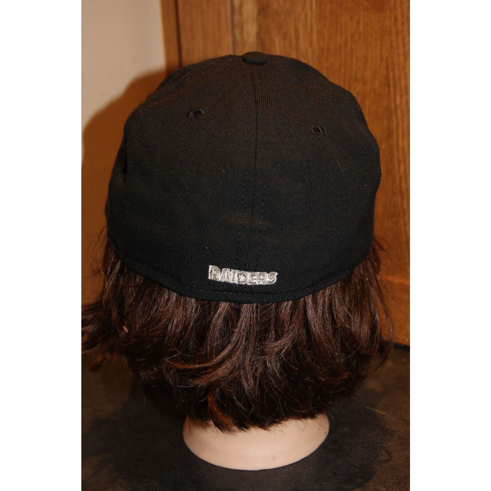 New Era VTG Oakland LA Raiders Wool New Era Low Profile Sz 7 1/8 USA Size ONE SIZE - 5 Thumbnail