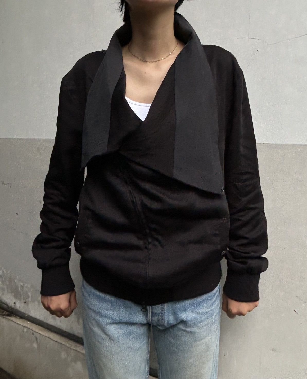 14th Addiction 2000s The Twelve Drape neck Asymmetric Jacket Size US M / EU 48-50 / 2 - 12 Thumbnail