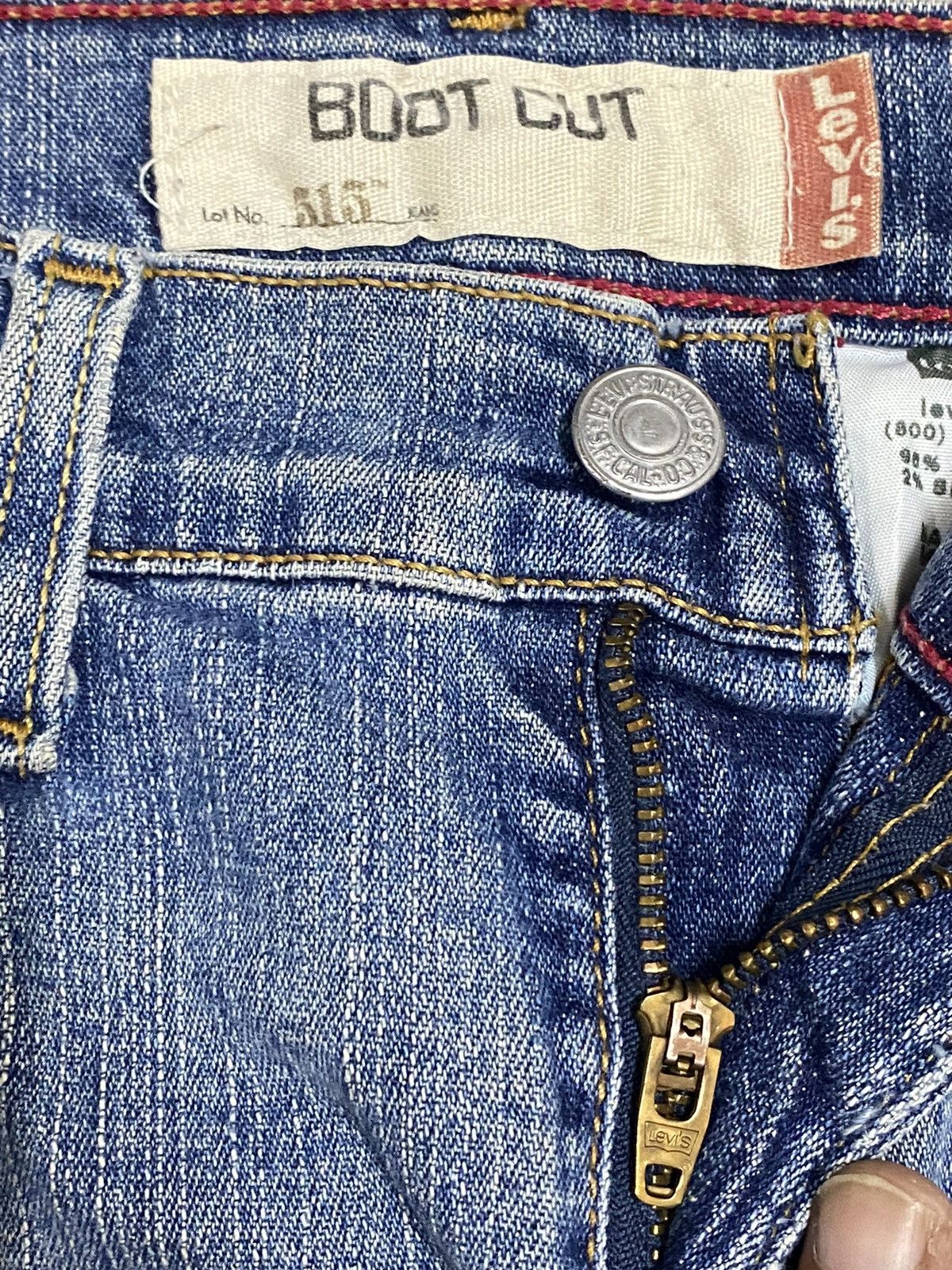 Levi's Vintage Levis Blue Wash Flare Jeans Size 29" - 16 Thumbnail