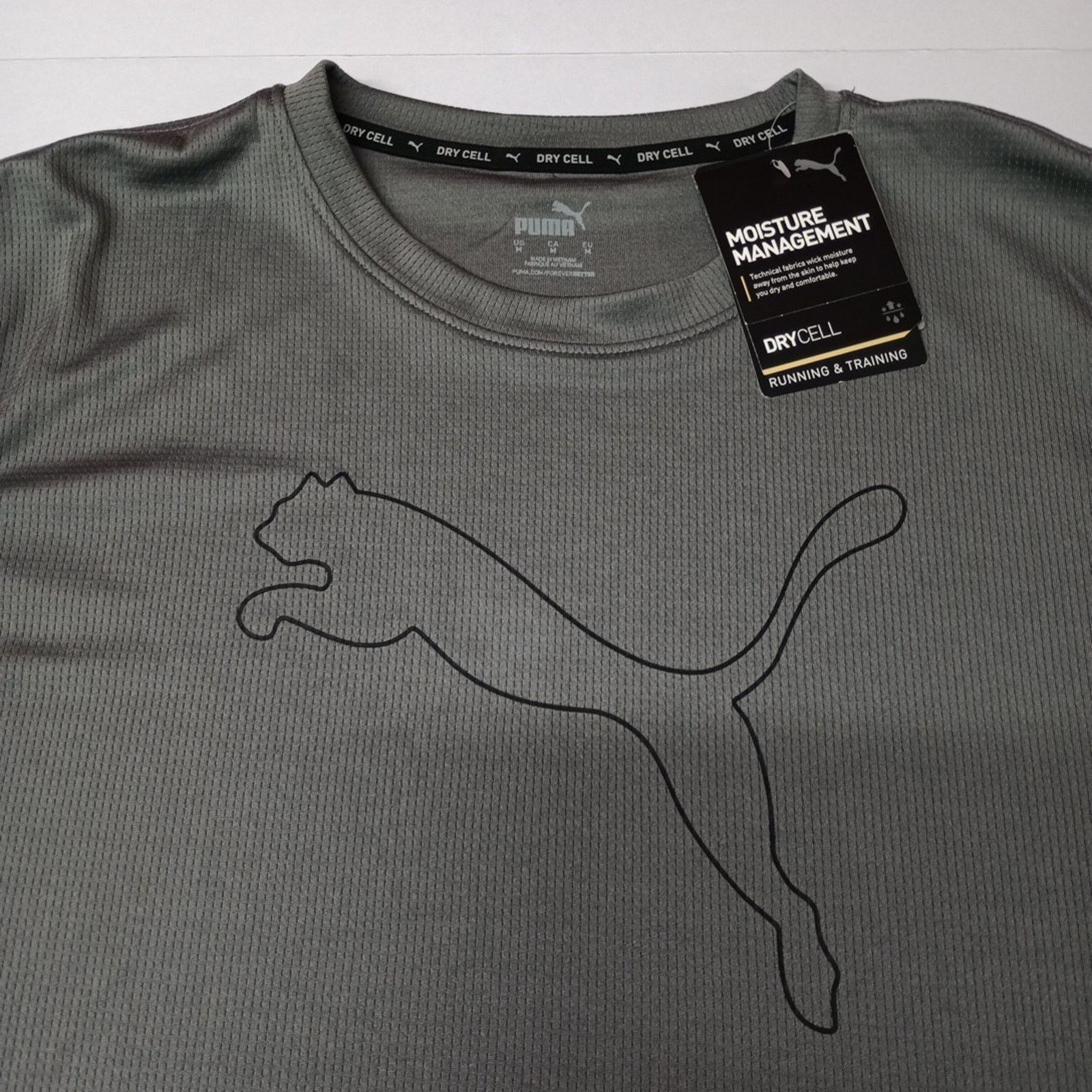 Puma Puma Gray Dry Cell Performance Tee Shirt Men’s M Medium NWT Size US M / EU 48-50 / 2 - 2 Thumbnail