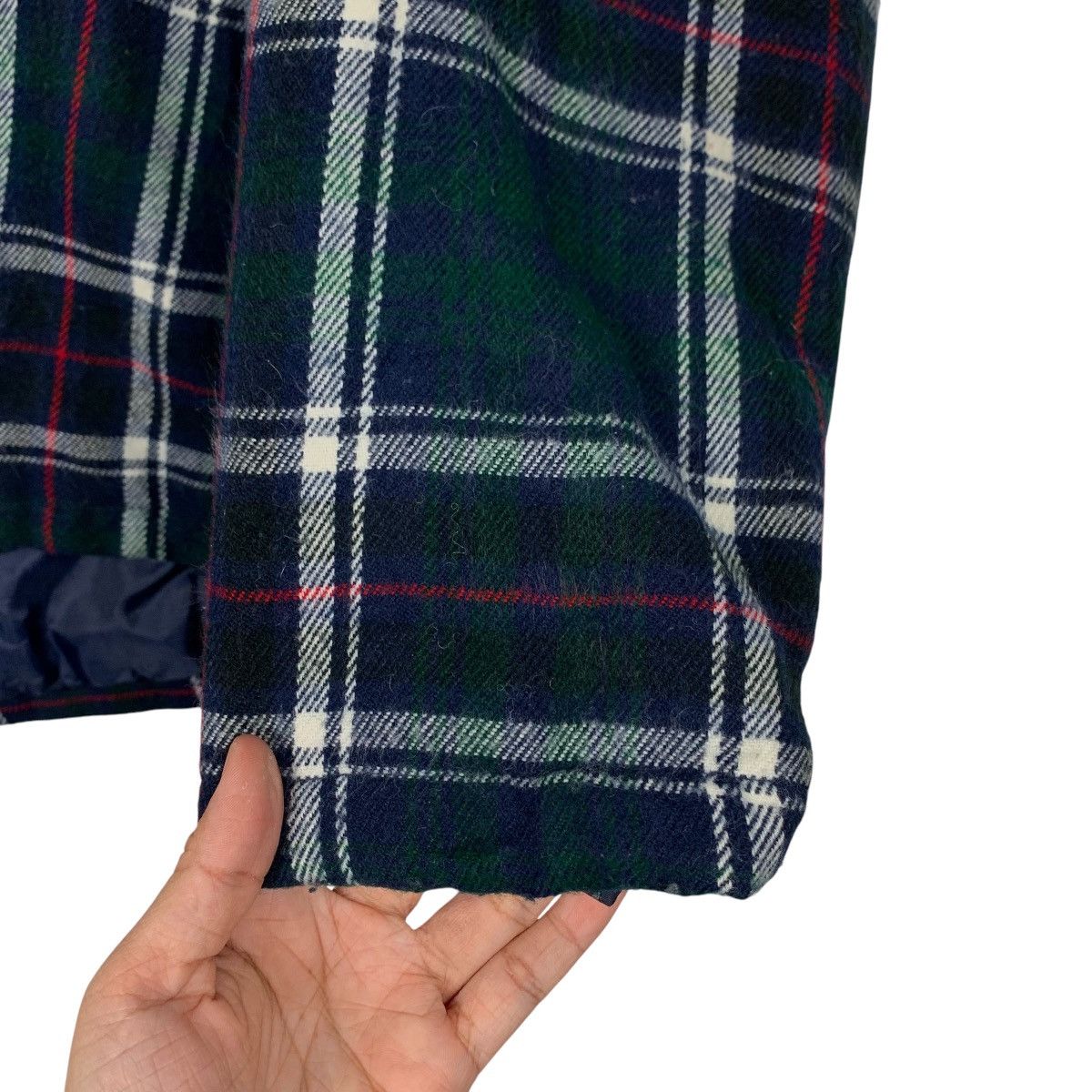 Vintage ZIPPO Green Checked Zipper Hoodie Jacket #2262-C100 Size US L / EU 52-54 / 3 - 13 Thumbnail