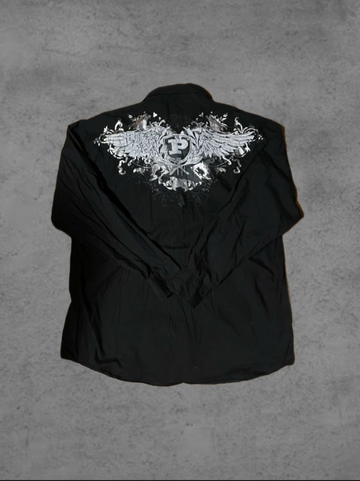 Phat Farm Phat Farm Y2K Black and White Button-Up Size US XXL / EU 58 / 5 - 3 Thumbnail