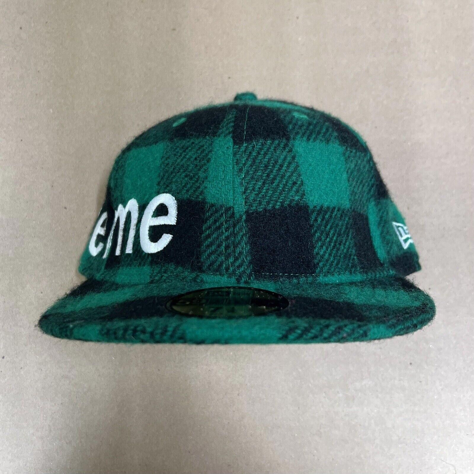 New Era 2007 Supreme New Era Buffalo Check Plaid Hat Side Logo Size ONE SIZE - 1 Thumbnail