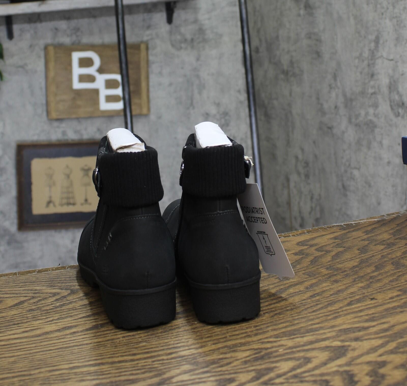 Other Nwt Jbu By Jambu Womens Comfort Casual Ankle Bootie Black 8m Size US 8 / IT 38 - 4 Thumbnail