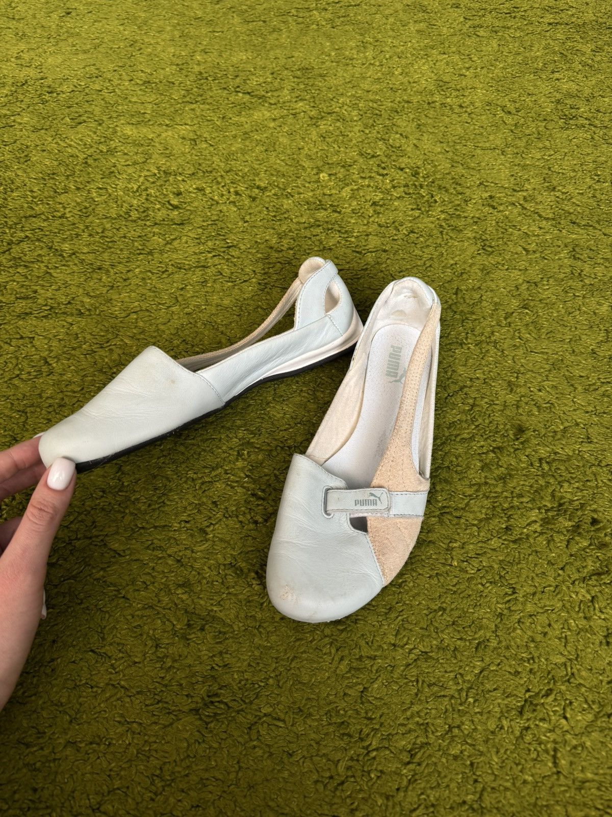 Puma Puma 2000s vintage leather ballet flats Y2K Size US 7.5 / IT 37.5 - 4 Thumbnail