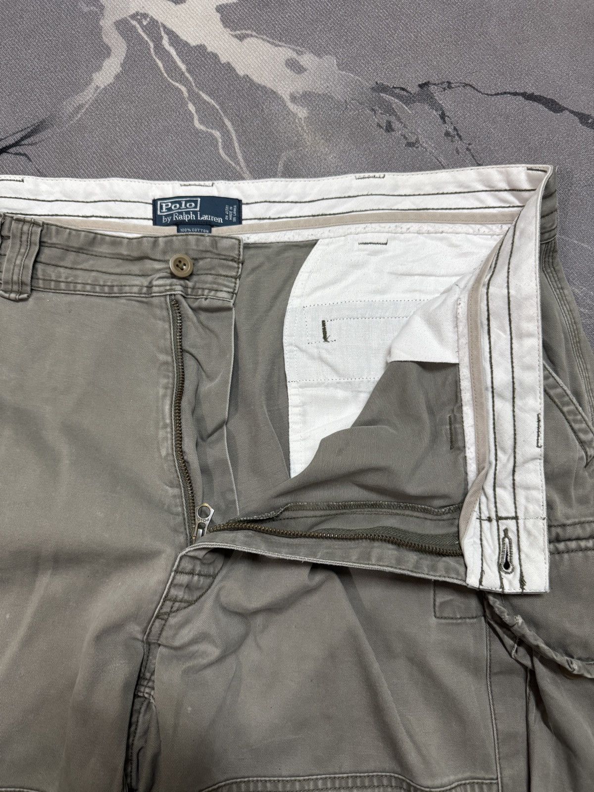 Polo Ralph Lauren Vintage Trashed Sun Faded Polo Ralph Lauren Short Pants Size US 42 / EU 58 - 4 Thumbnail