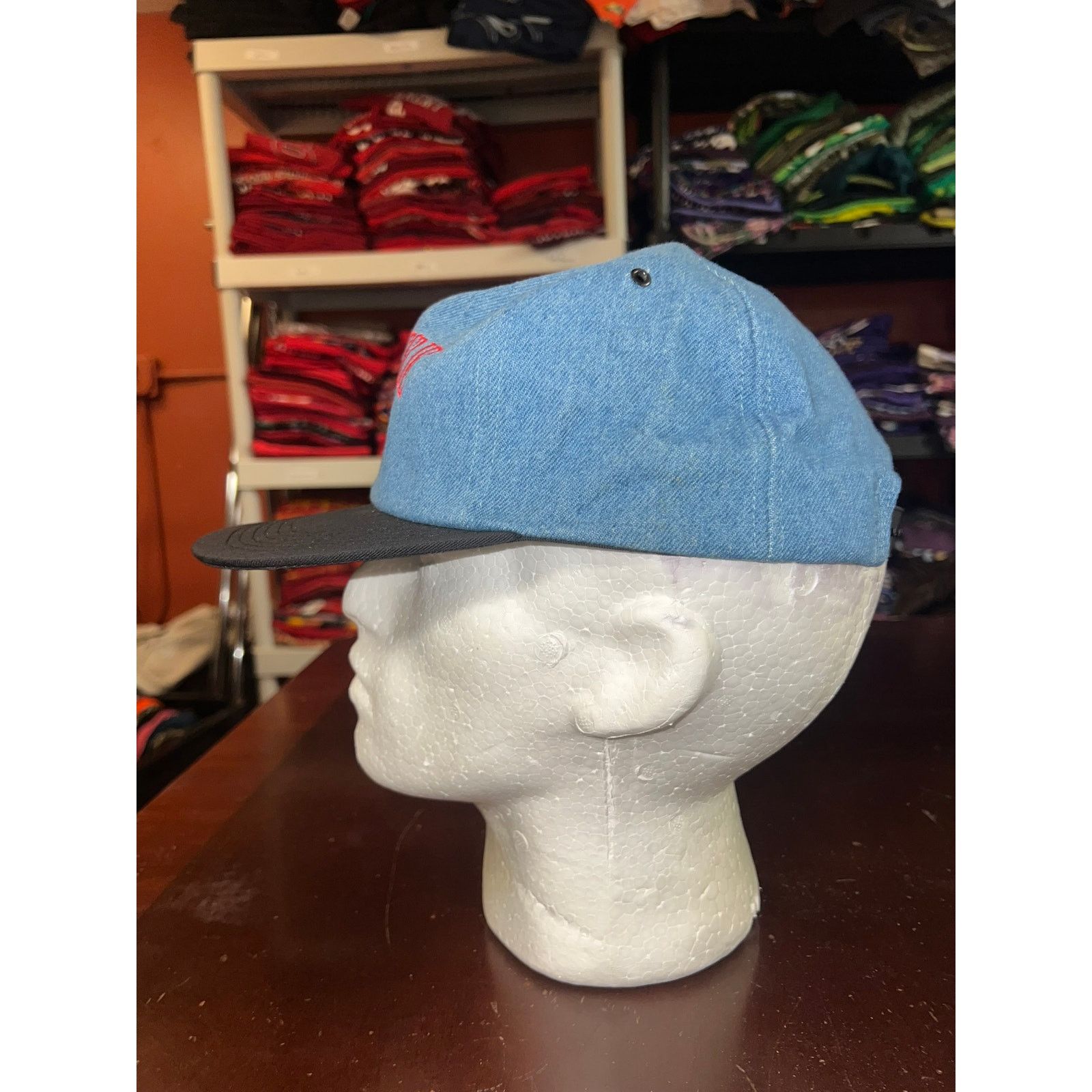 Vintage Vintage BG Auto Parts Hat Kenz & Leslie Denim Snapback VTG Size ONE SIZE - 4 Thumbnail