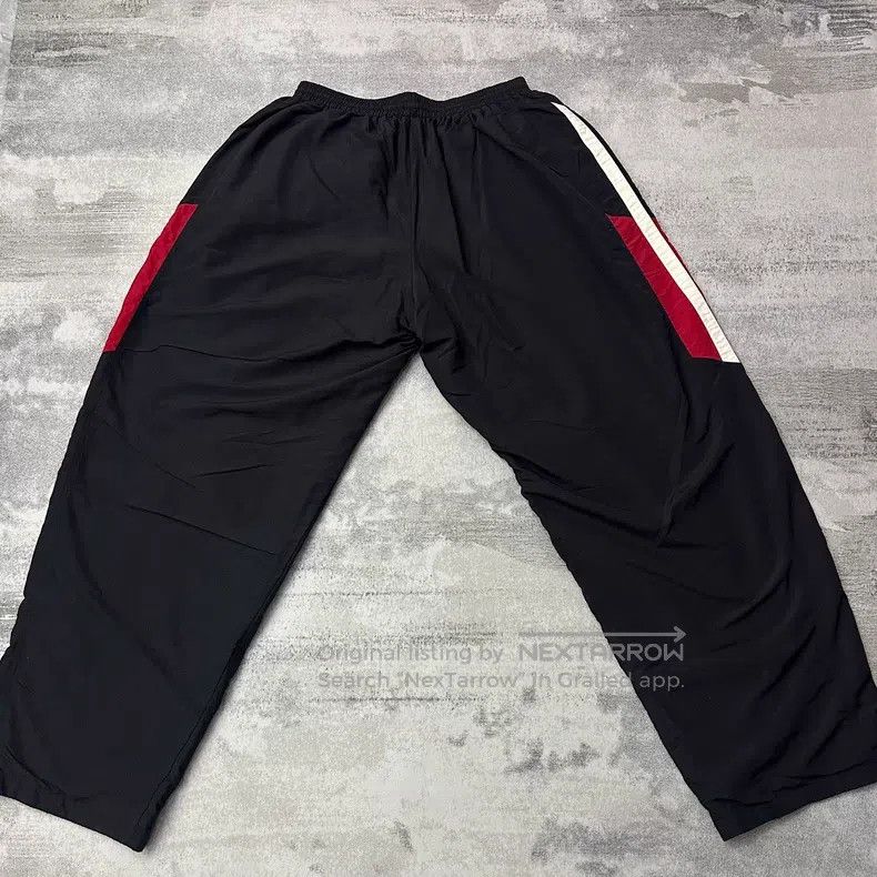 Balenciaga Balenciaga Black Side Stripe Embroidered Logo Pants Size US 30 / EU 46 - 4 Thumbnail