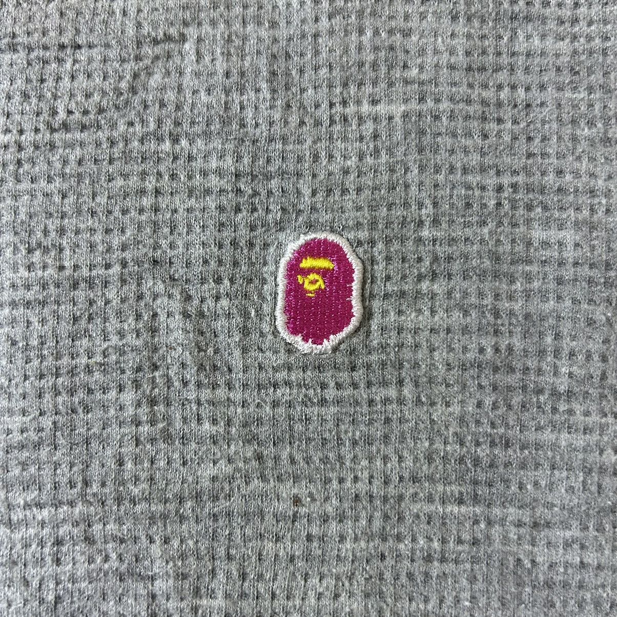 Bape Apee Thermal One Point Long Sleeve Tee Size S / US 4 / IT 40 - 3 Thumbnail