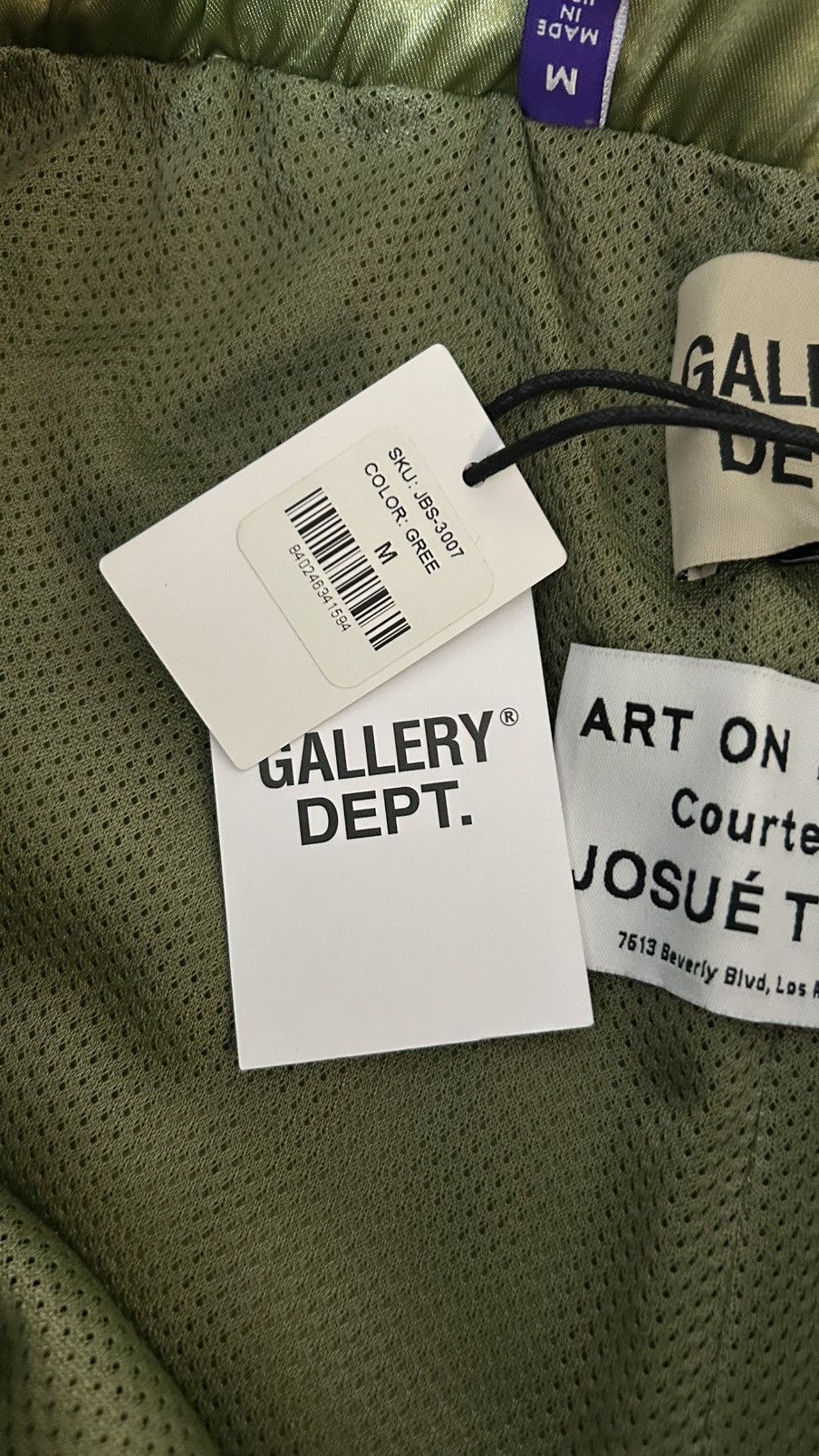 Gallery Dept. Gallery Dept Green & Black Jacky Boxing Logo Shorts Medium Size US 38 / EU 54 - 16 Thumbnail