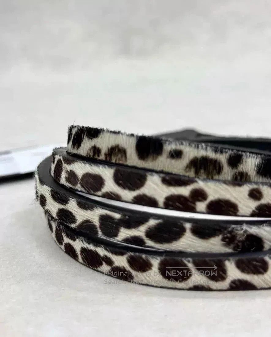 Haider Ackermann Haider Ackermann Leopard Print Belt. Size ONE SIZE - 3 Thumbnail