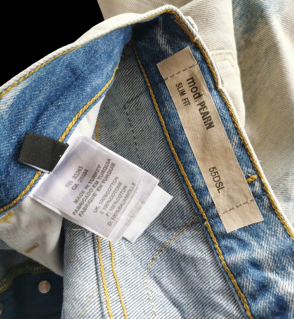 Diesel Diesel Mod Pearn SlimFit Jeans Vintage Mud Faded Wash Denim Size US 29 - 11 Thumbnail