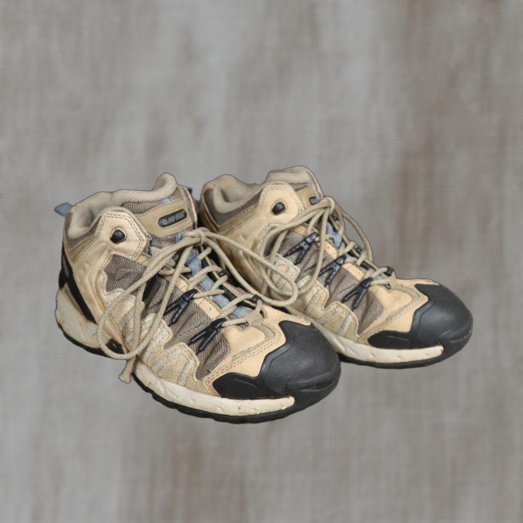 Vintage Hi-Tec Hiking Boots Tan Brown Waterproof Women's Size 10 Logan Boots Womens 10 Tan Brown Hi-Tec Hiking Shoes Size US 10 / IT 40 - 1 Thumbnail