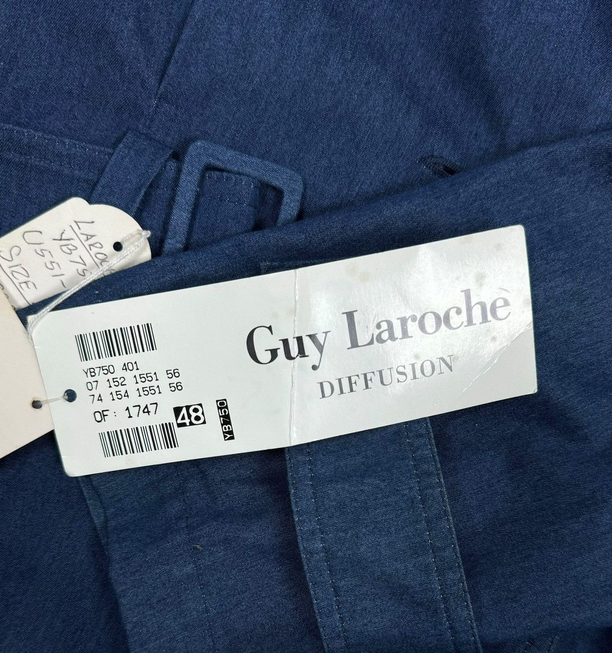 Guy Laroche × Vintage Vintage Guy Laroche Belted Jacket Diffusion Deadstock Size XL / US 12-14 / IT 48-50 - 11 Thumbnail