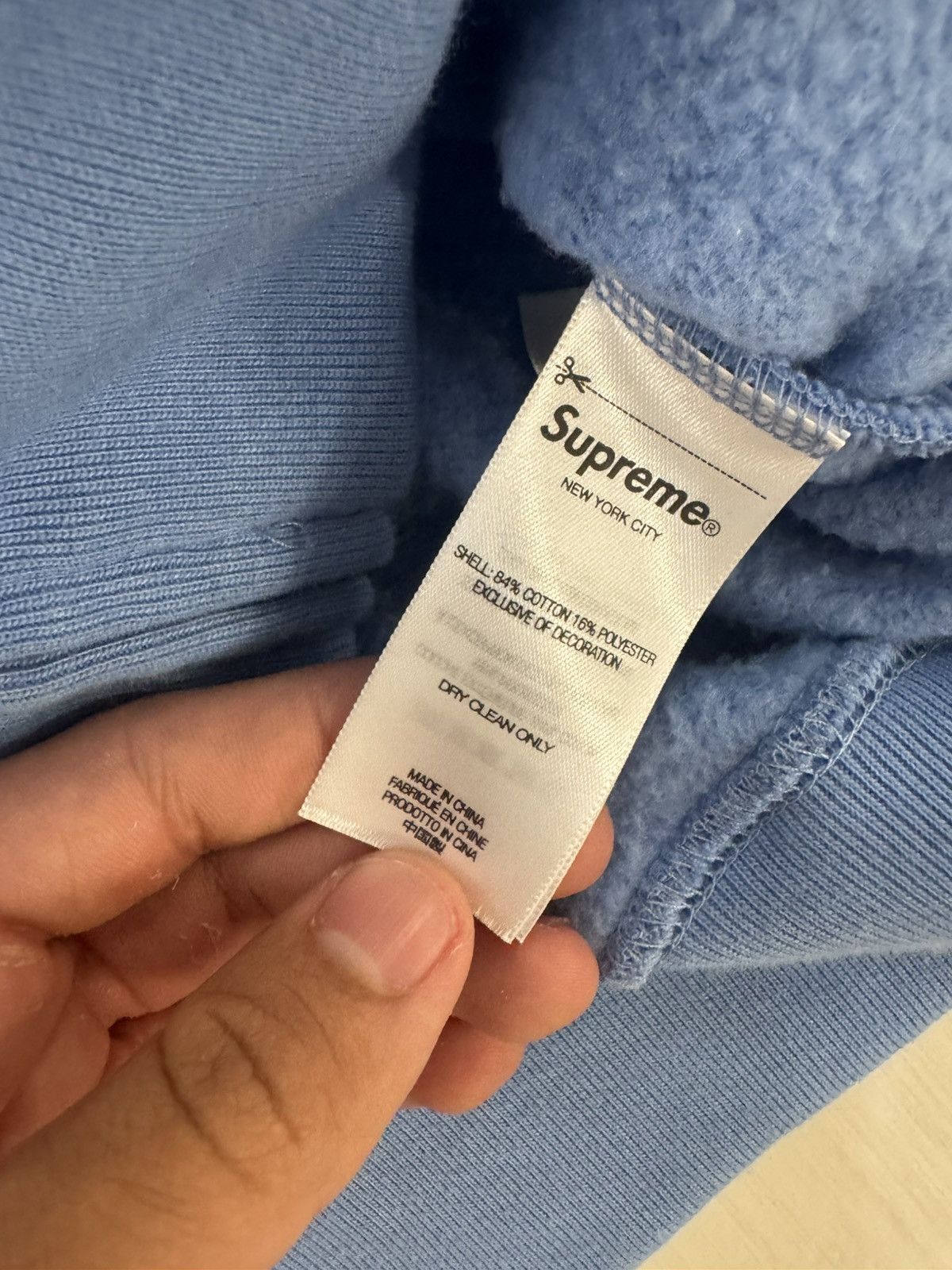 Supreme Supreme b.b. Simon Zip Up Hoodie Blue Sz S SS25 Used Size US S / EU 44-46 / 1 - 11 Thumbnail