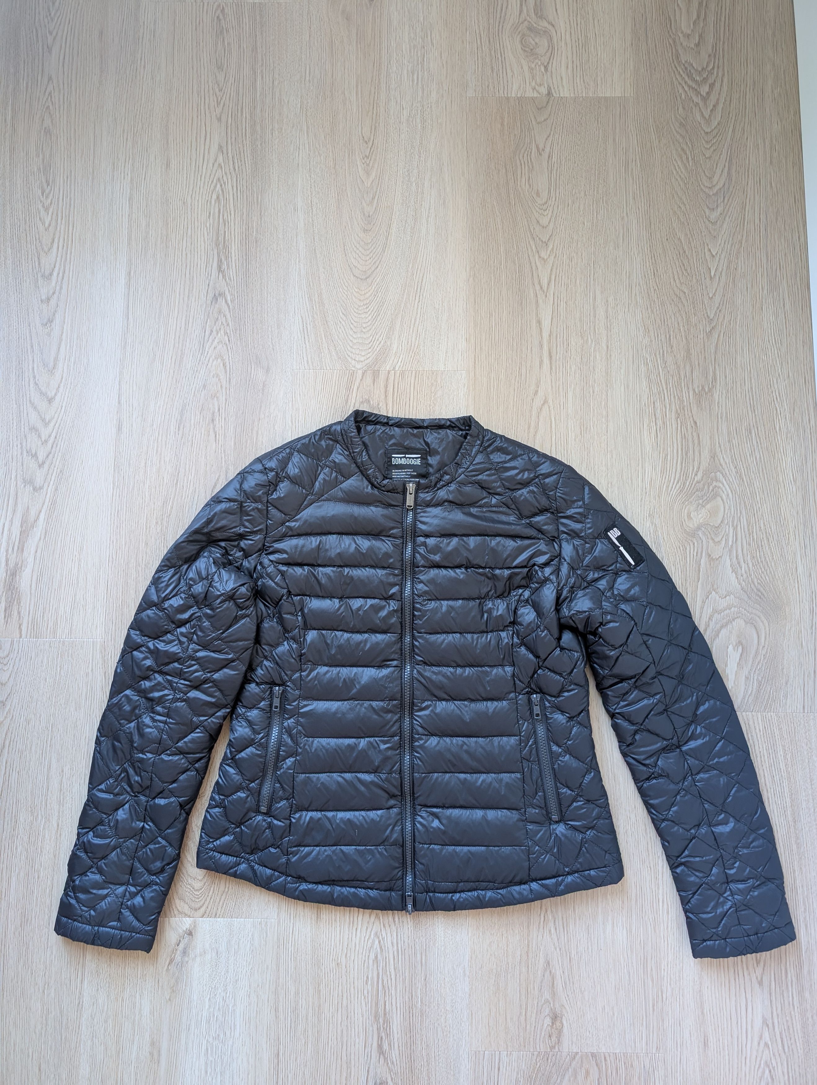 Bomboogie Bomboogie Pure Down Nylon Puffer Lightweight Jacket Quilted Size L / US 10 / IT 46 - 1 Thumbnail