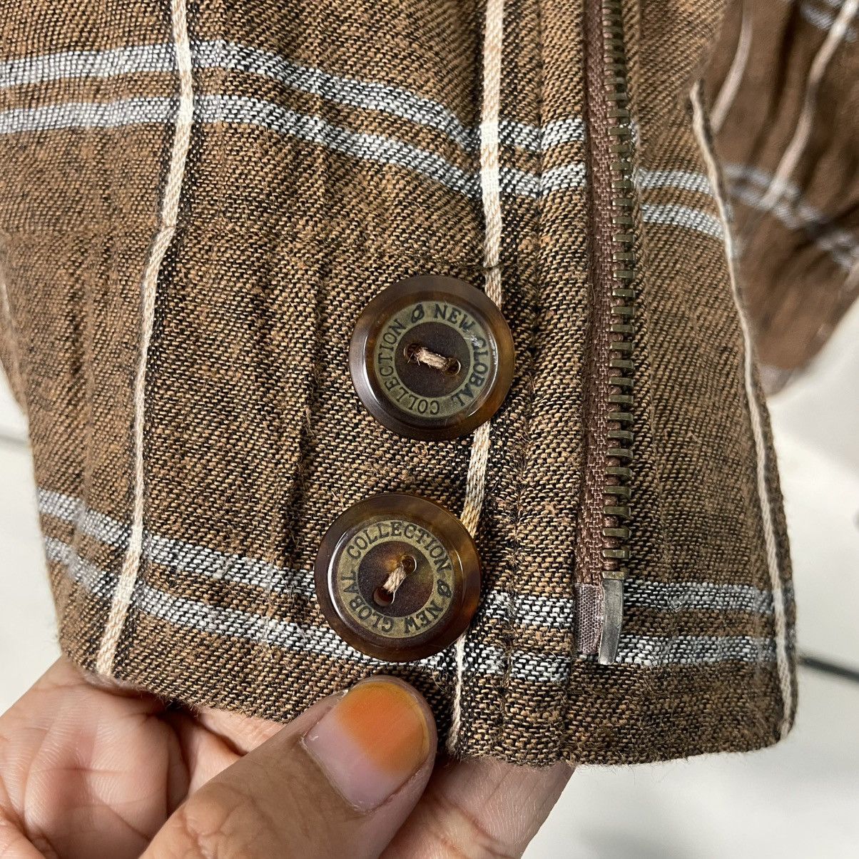 Japanese Brand Japanese Brand Pizzico Tartan Bomber Jacket Size US M / EU 48-50 / 2 - 14 Thumbnail