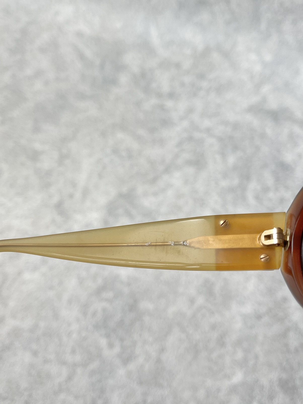 Yves Saint Laurent Vintage Yves Saint Laurent YSL Logo Oval Cat-Eye Glasses Size ONE SIZE - 8 Thumbnail