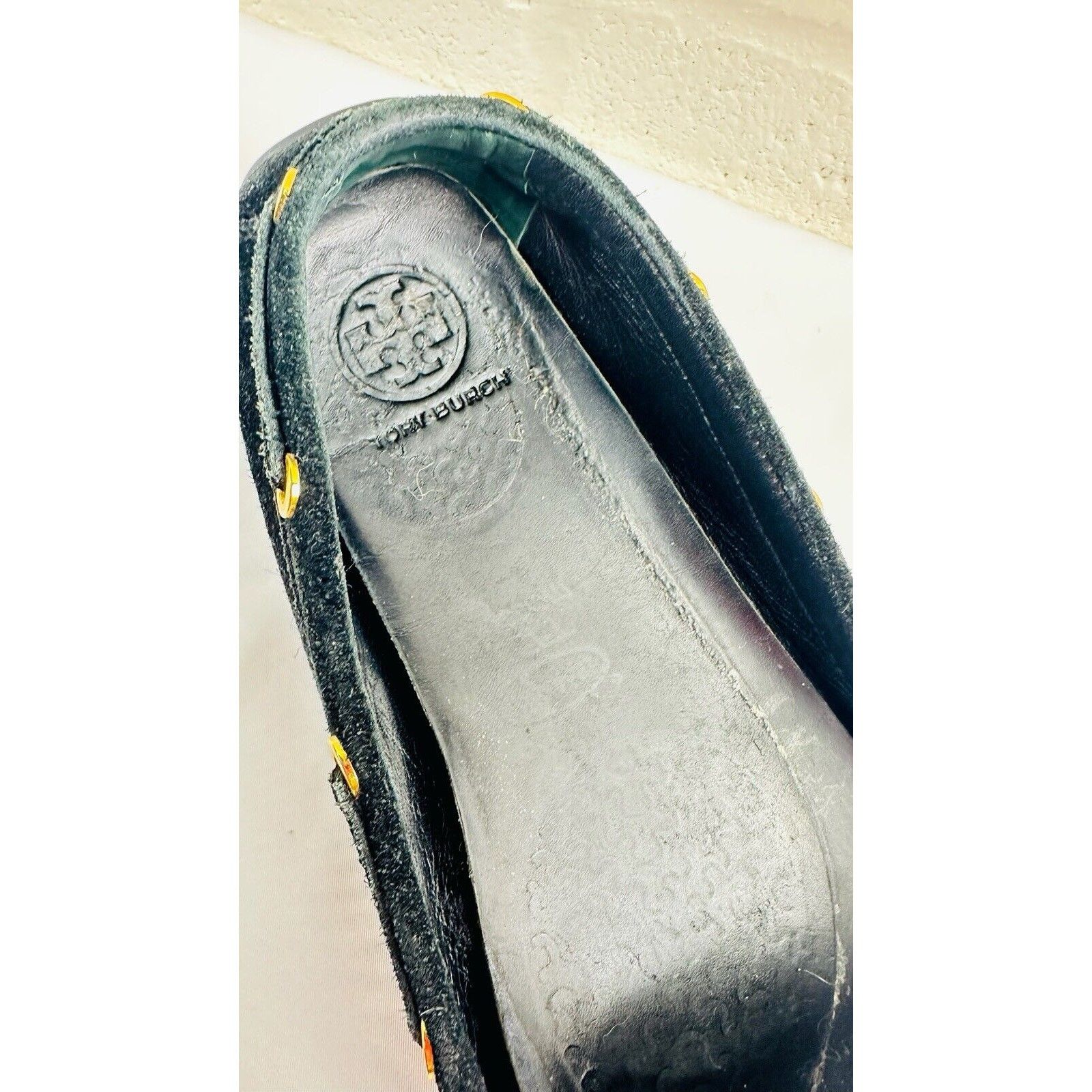 Tory Burch Tory Burch Alexandra Black Suede Moccasin Loafers Flat 11 Size US 11 / IT 41 - 4 Thumbnail