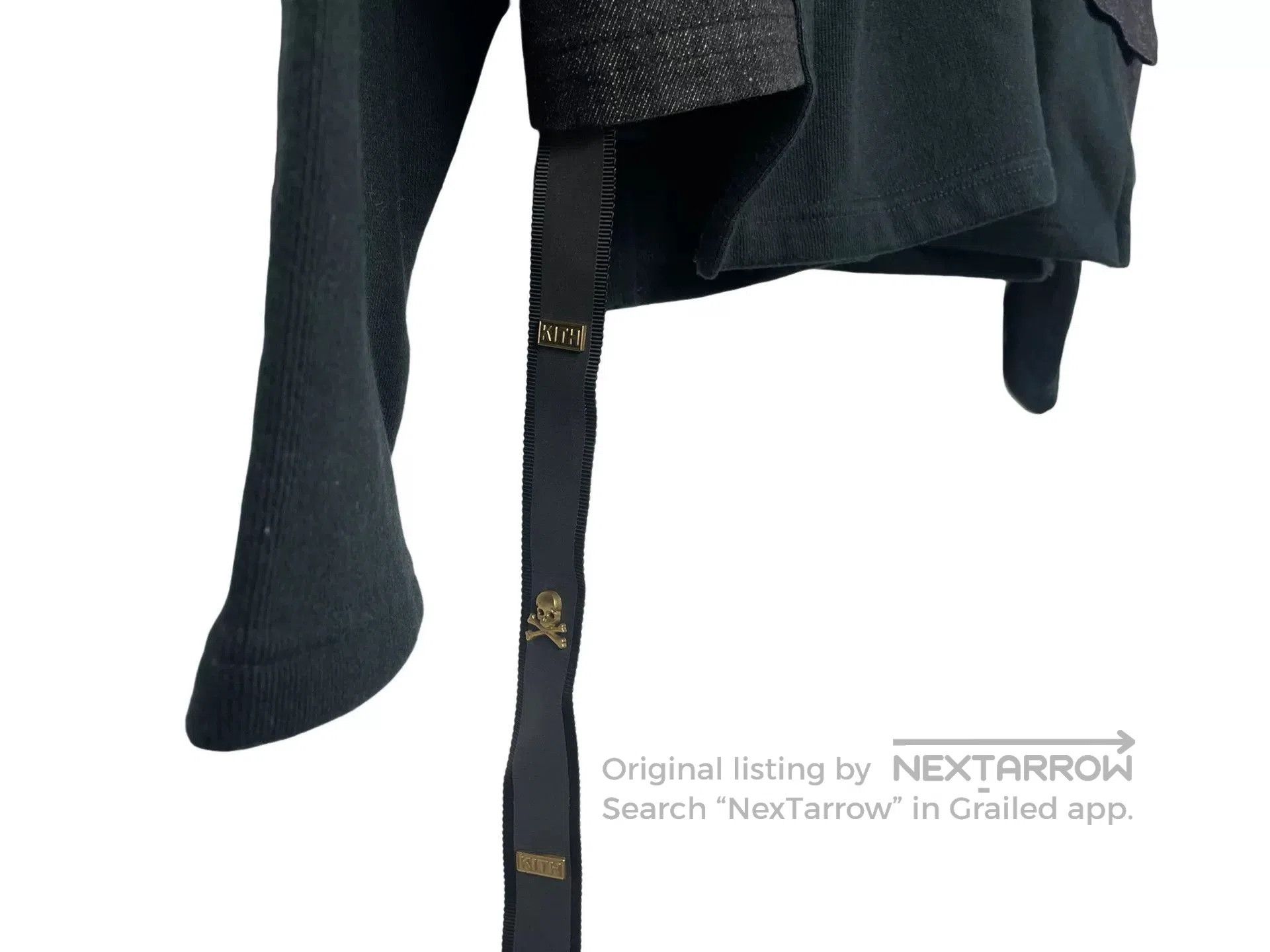 Mastermind Japan KITH x Mastermind Black Flocked Skull Hoodie. Size US S / EU 44-46 / 1 - 6 Thumbnail