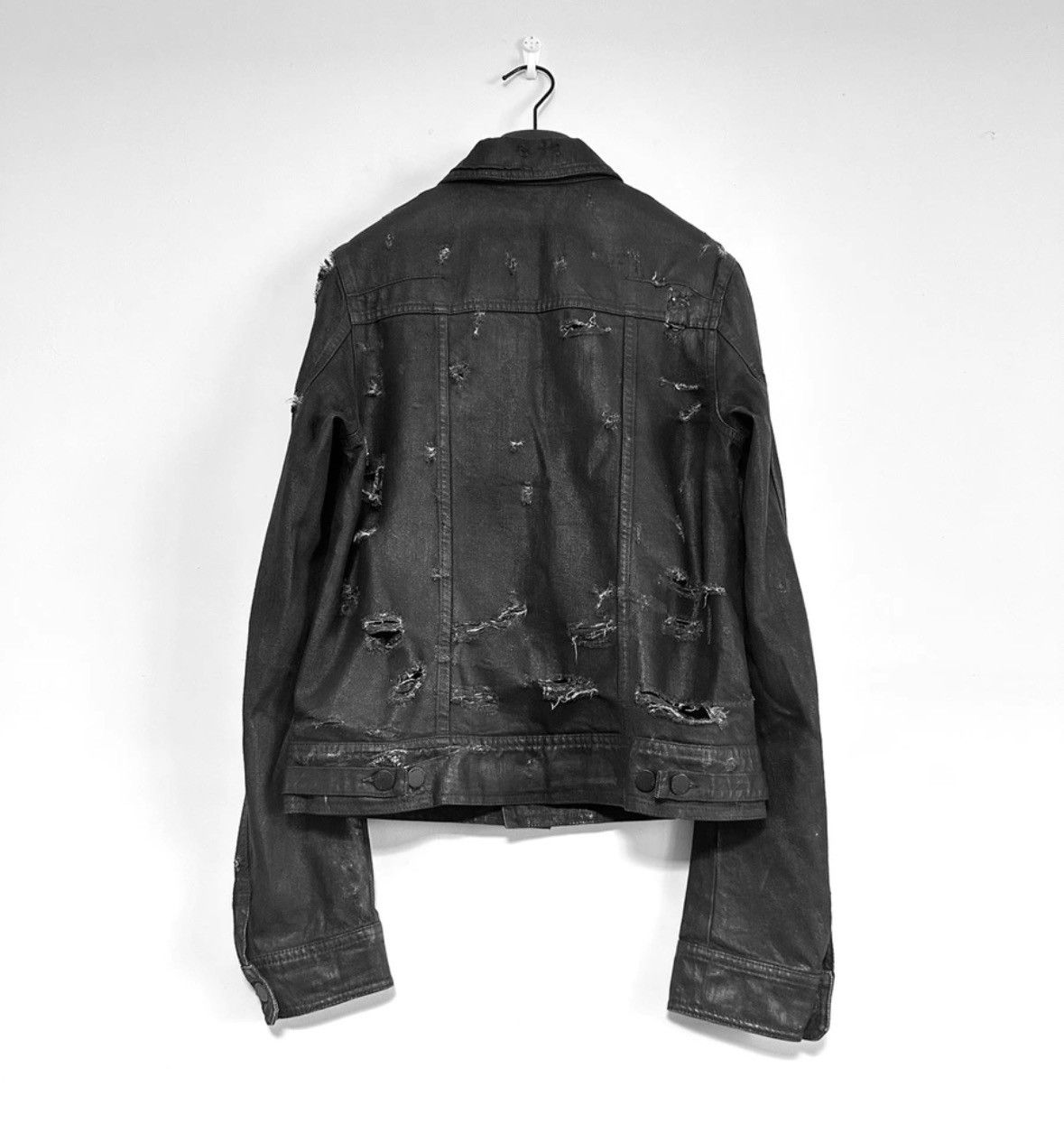 Dior Waxed Ripped Denim Jacket. Size US S / EU 44-46 / 1 - 4 Thumbnail