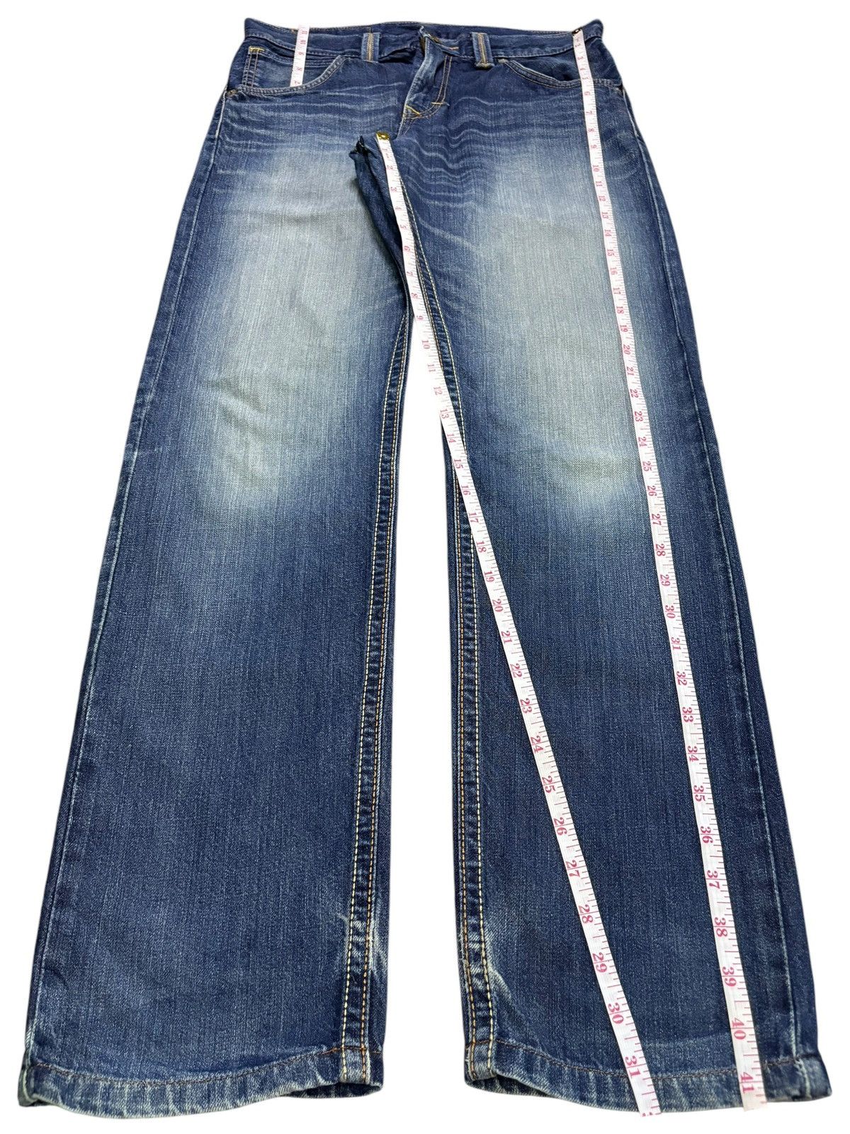 Edwin Exclusive Vintage Edwin Faded Wash Jeans Size US 30 / EU 46 - 13 Thumbnail