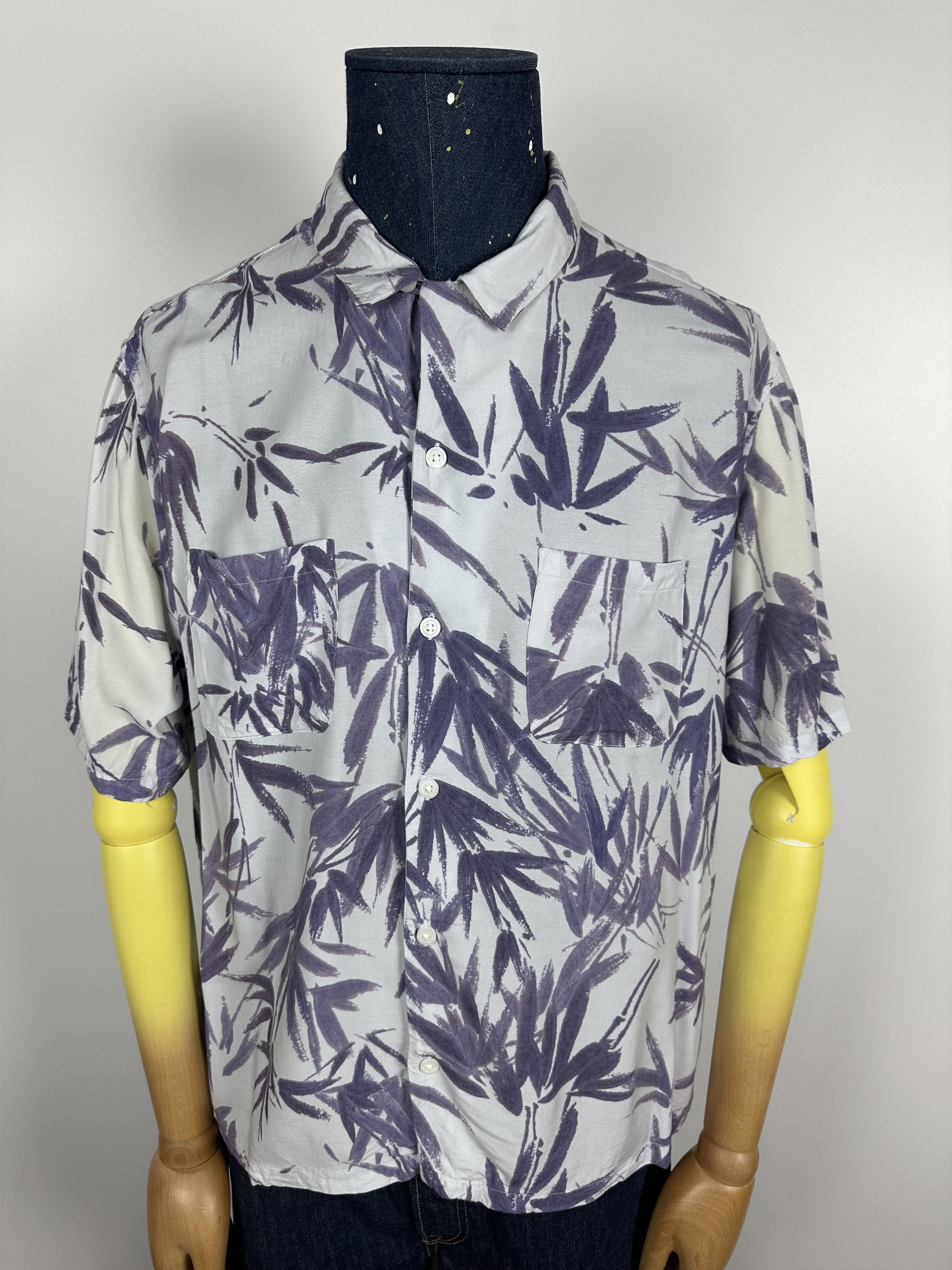 Allsaints Allsaints Bambusa Short Sleeve Button-Up Camp Shirt Size XL Size US XL / EU 56 / 4 - 1 Thumbnail