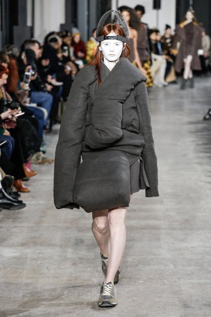 Rick Owens SISYPHUS F/W 18  ブランケットストール Rick Owens Sisyphus F/W '18 Flannel Cotton Down Pillow Scarf