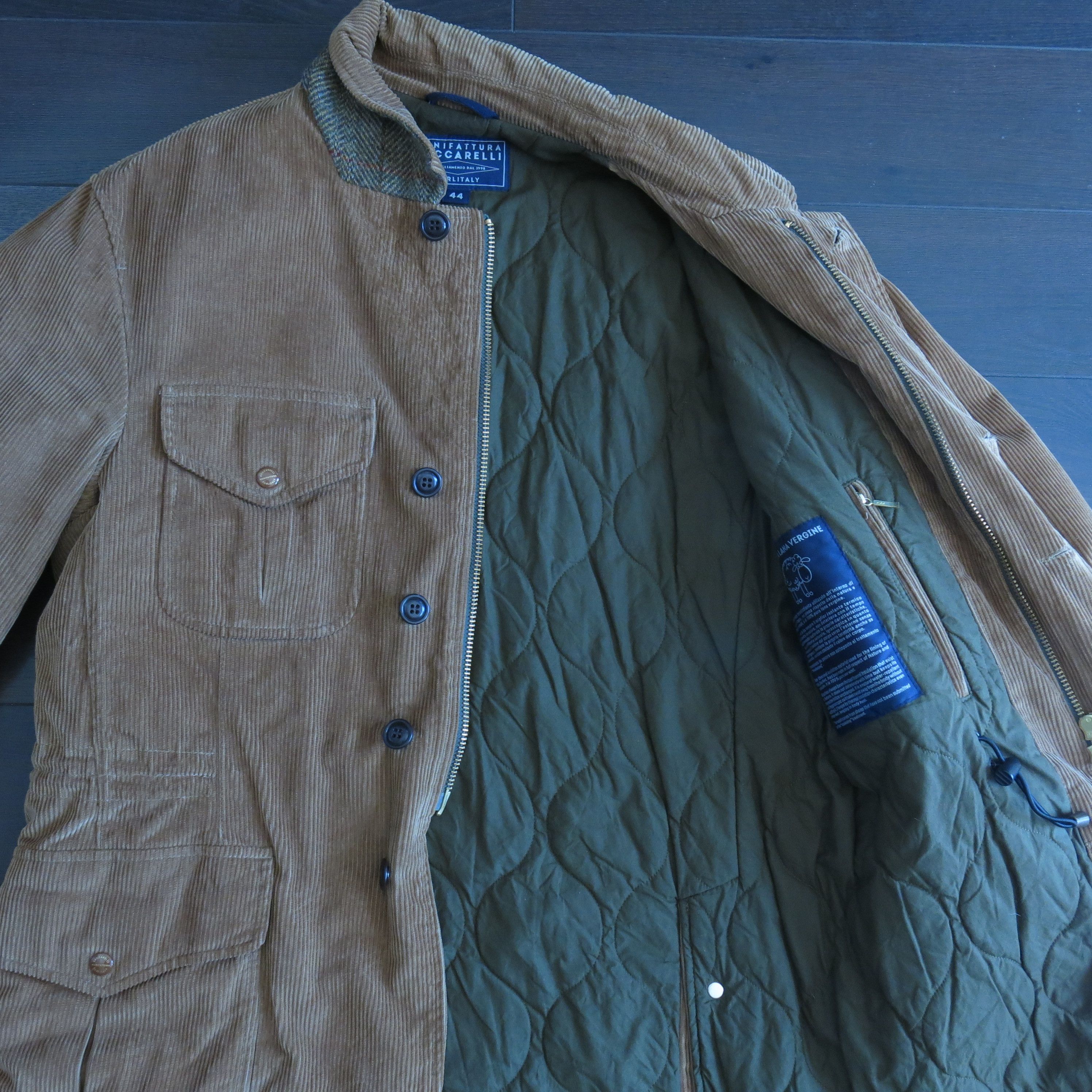 Manifattura Ceccarelli Corduroy Alligator Coat Size US L / EU 52-54 / 3 - 5 Thumbnail