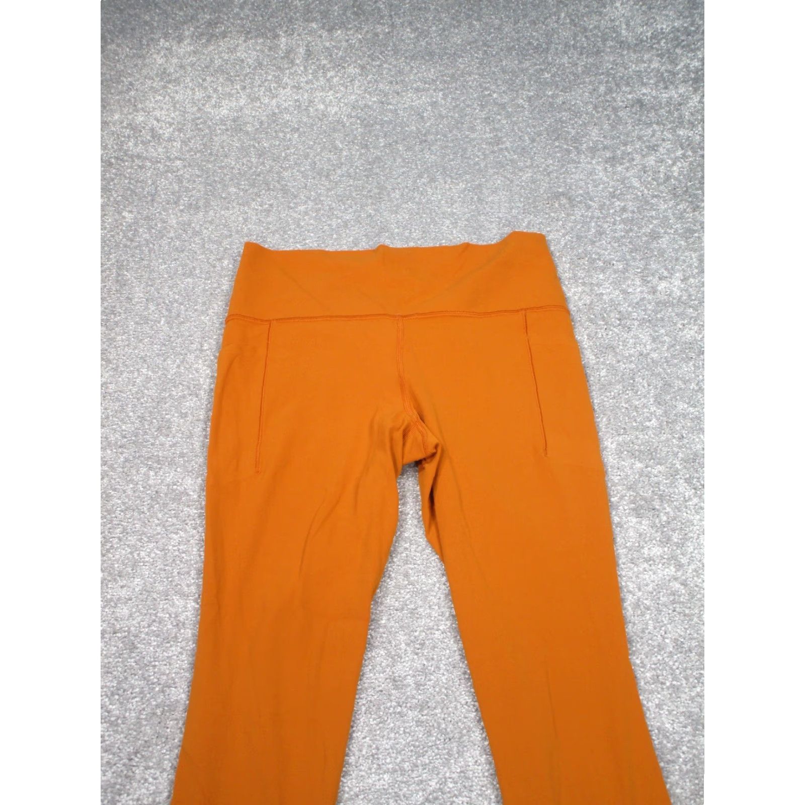 Athleta Athleta Leggings Womens M Orange Cropped Yoga Casual Athleisure 90s? Sports Material: Stash Tight Salutation Size 32" / US 10 / IT 46 - 2 Thumbnail