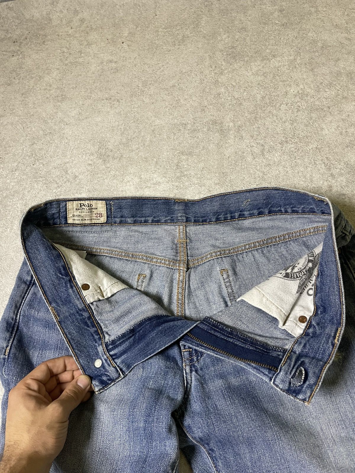 RRL Ralph Lauren RRL Polo Ralph Lauren Fall RaRe 2010 Distress Denim Size US 28 / EU 44 - 9 Thumbnail