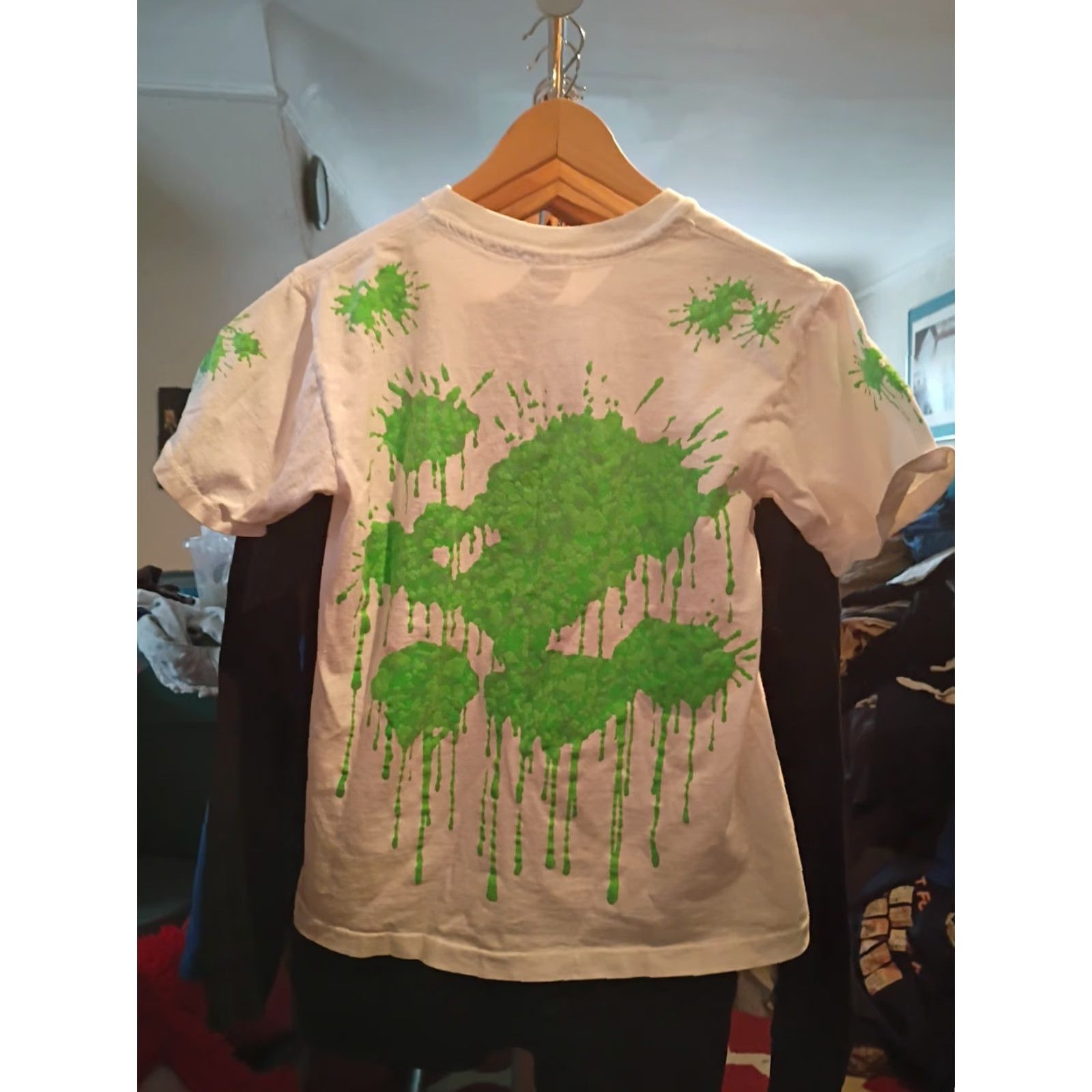 Anvil VINTAGE Anvil USA Nickelodeon Studios Slime T Shirt Florida White S Small Mens Shirts Size US S / EU 44-46 / 1 - 5 Thumbnail