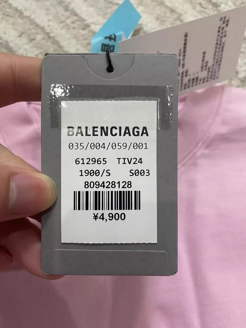 Balenciaga Balenciaga Crew lettering print short-sleeve Size US S / EU 44-46 / 1 - 5 Thumbnail