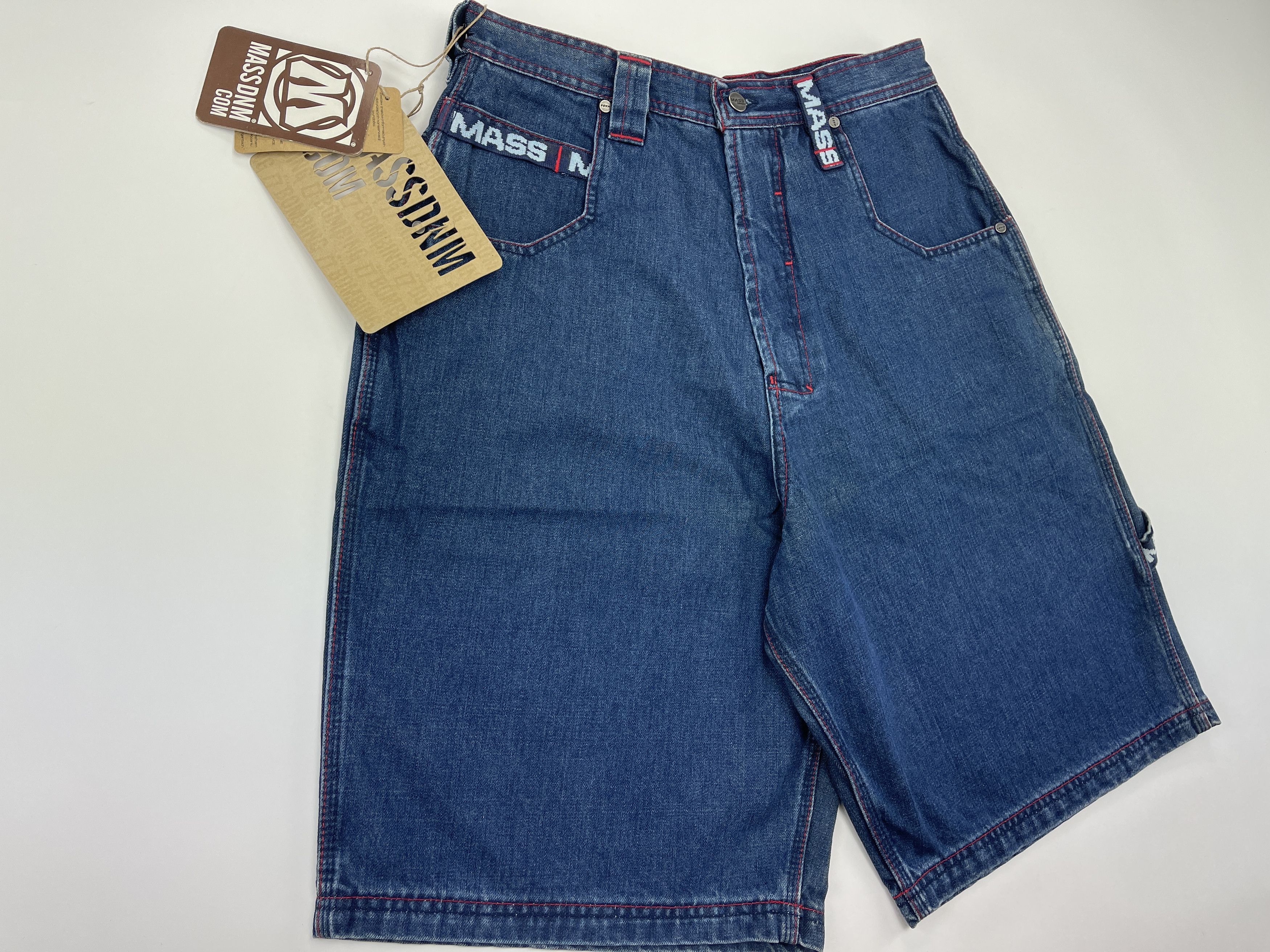 Vintage Mass DNM jeans shorts, vintage hip hop, 90s, skater, size 34 Size US 34 / EU 50 - 8 Thumbnail