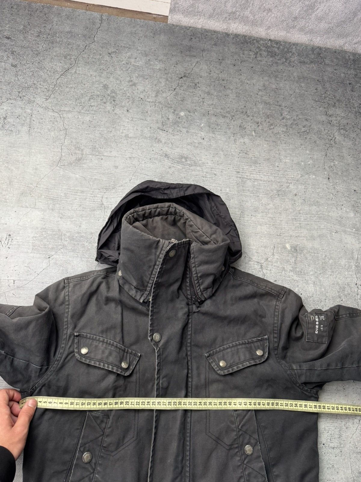 Diesel Vtg Diesel Distressed Multi Pocket Y2K Jacket Japanese style Size US M / EU 48-50 / 2 - 15 Thumbnail