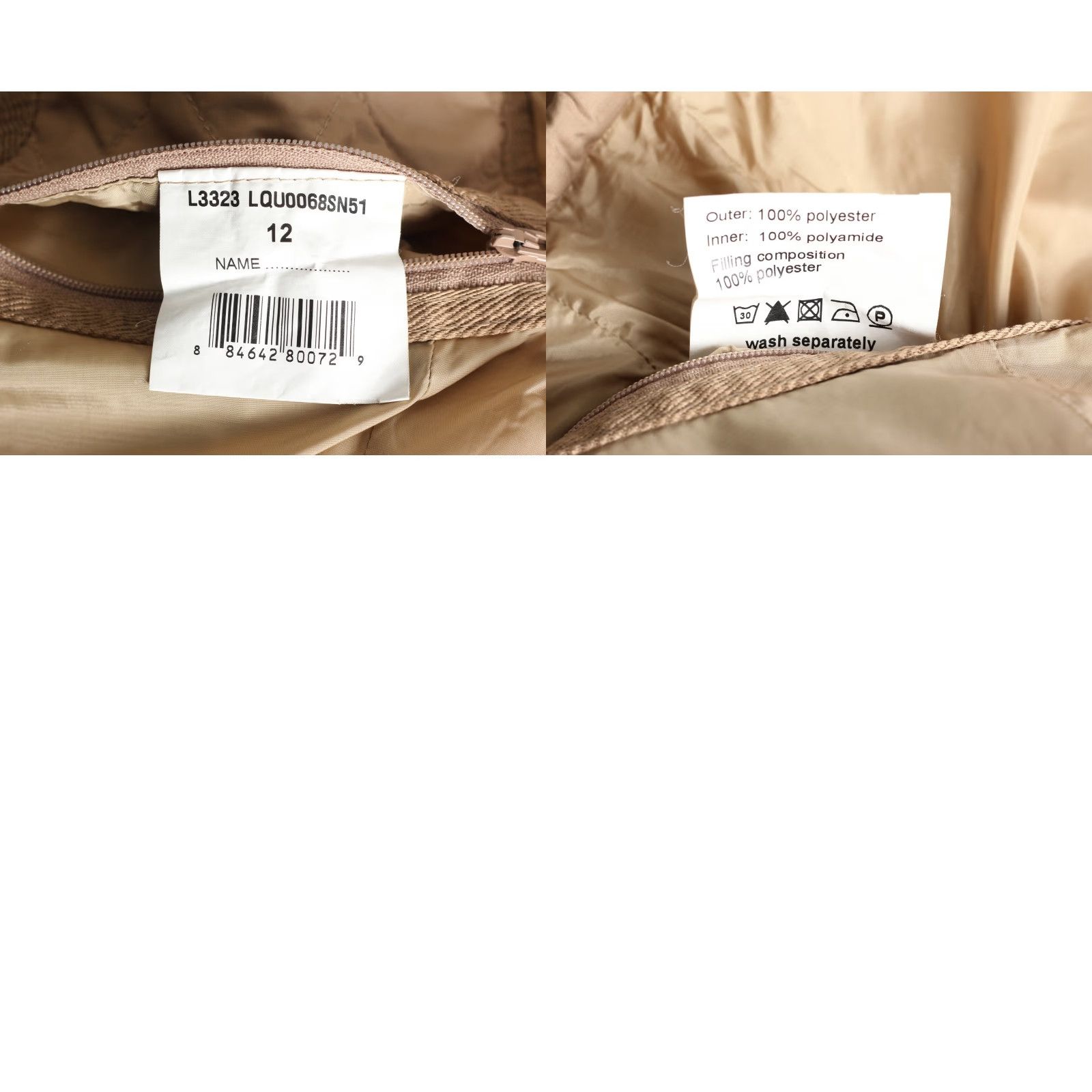 Barbour BARBOUR Quilted Jacket Women UK 12 EU 38 USA 8 Beige Regular Size 12 Barbour Jacket Women Quilted Jacket Beige 12 Womens Size XL / US 12-14 / IT 48-50 - 8 Thumbnail