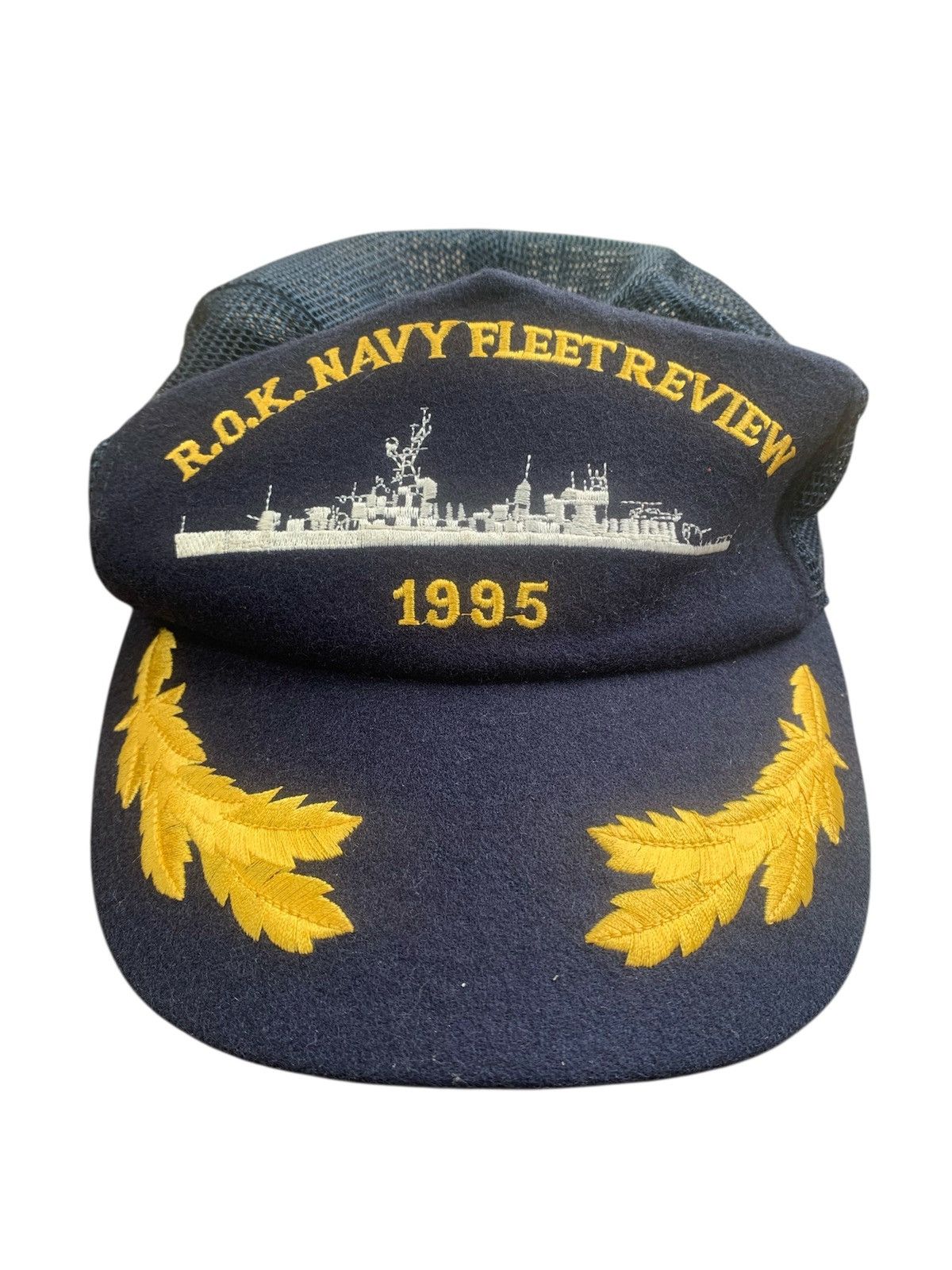 Vintage Vintage ROK Navy Trucker Hats Size ONE SIZE - 1 Thumbnail