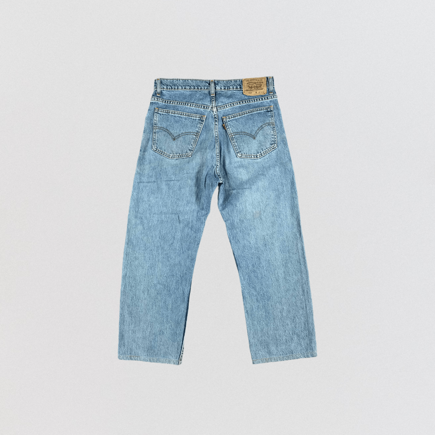 Levi's × Vintage Vintage 90s Light Wash Levis 607 Jeans-JM2258 Size US 33 - 2 Thumbnail