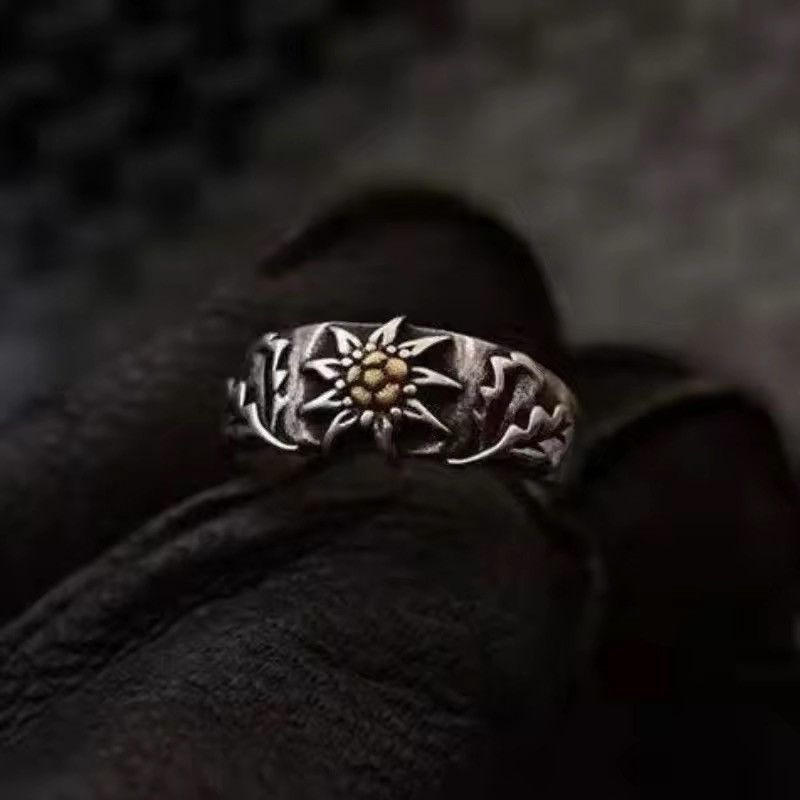 Designer × Jewelry Resizeable Vintage Flower Rings Size ONE SIZE - 2 Thumbnail