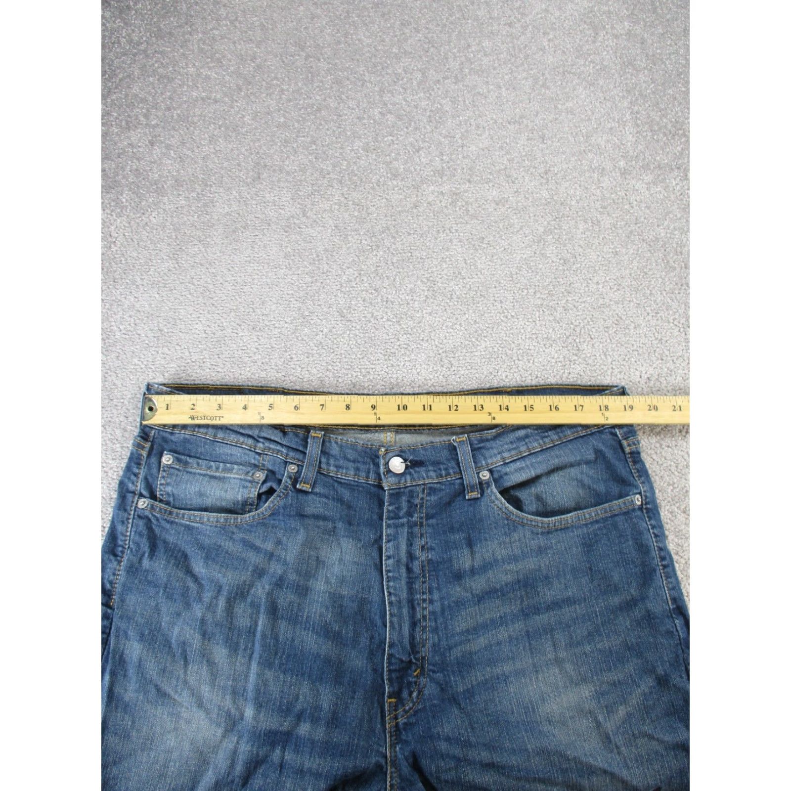 Levi's Levis Levi's 505 Jeans Mens Regular Fit Straight Dark Wash Denim Blue 38x30 38 30 Inseam Regular Size 38 Denim Jeans 505 Brand Levi's 505 Size US 38 / EU 54 - 7 Thumbnail