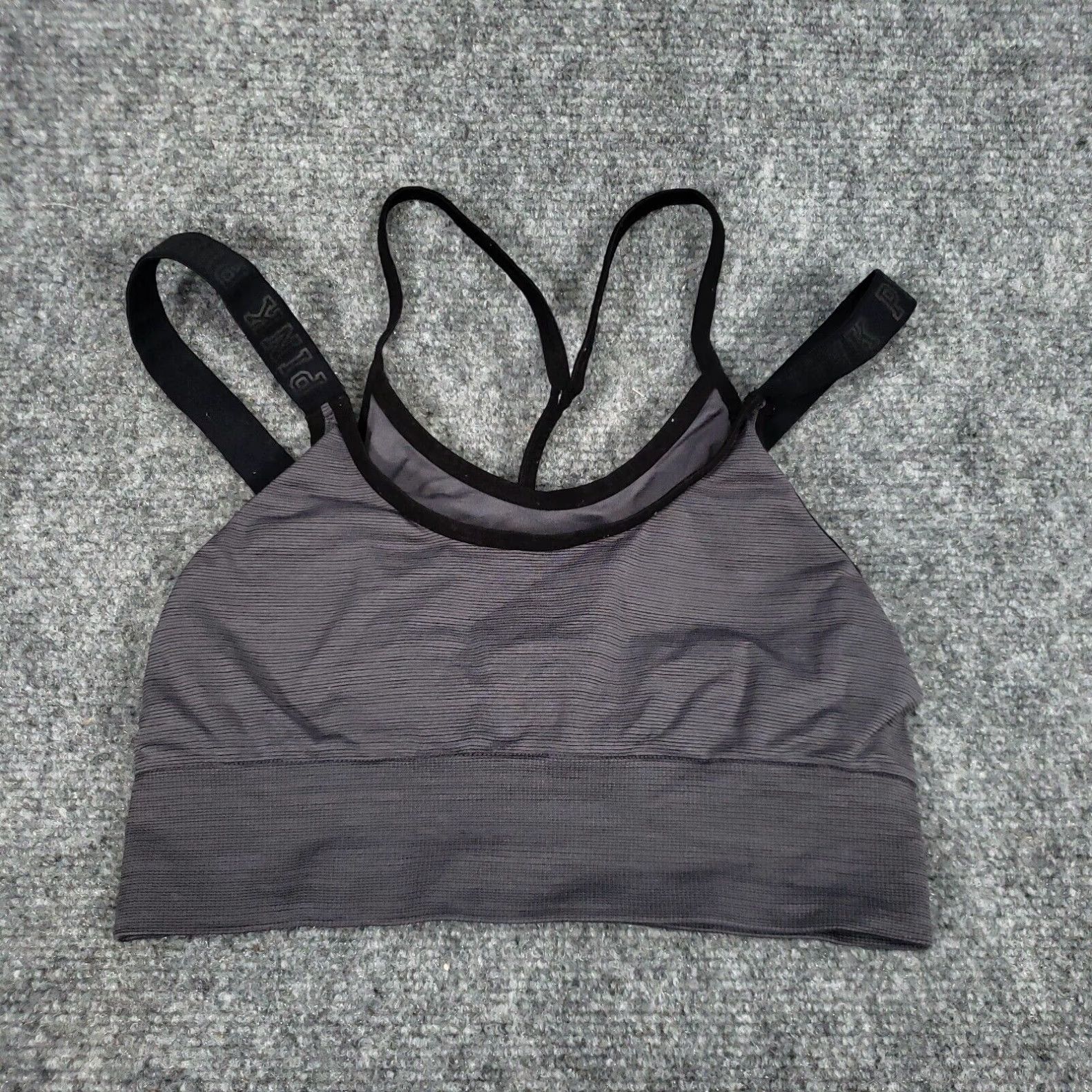 Victorias Secret Victoria's Secret Pink Womens Small S Gray Bralette Pullover Wireless Bra in Grey