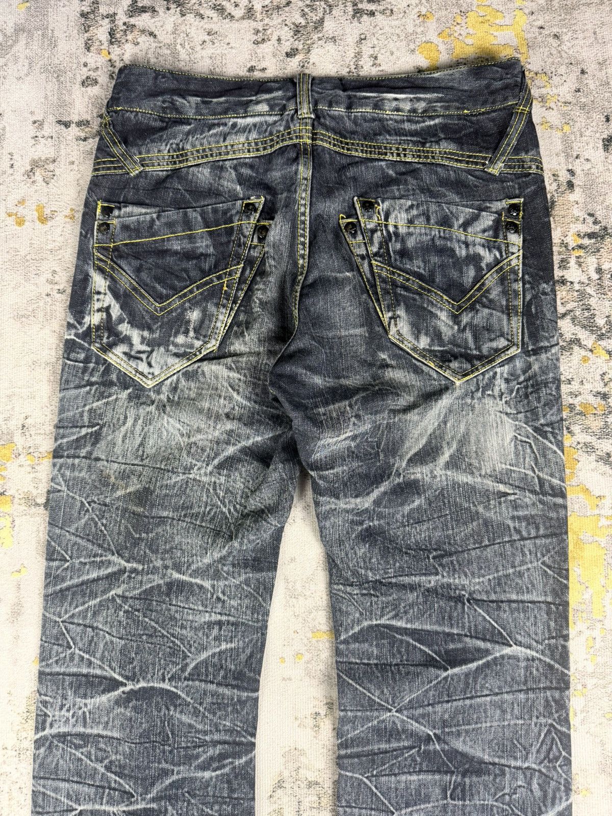 semanticdesign Rare Blow By Blue Insane Clawmark Mudwash Jeans Size US 32 / EU 48 - 10 Thumbnail