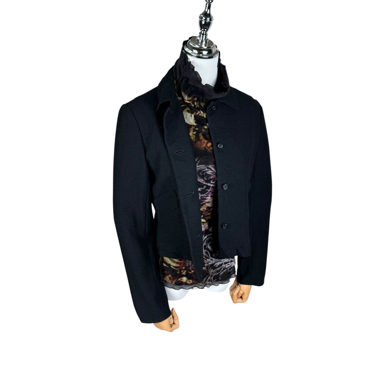 Balenciaga 🌟BALENCIAGA CROPPED BUTTON JACKET Size S / US 4 / IT 40 - 5 Thumbnail