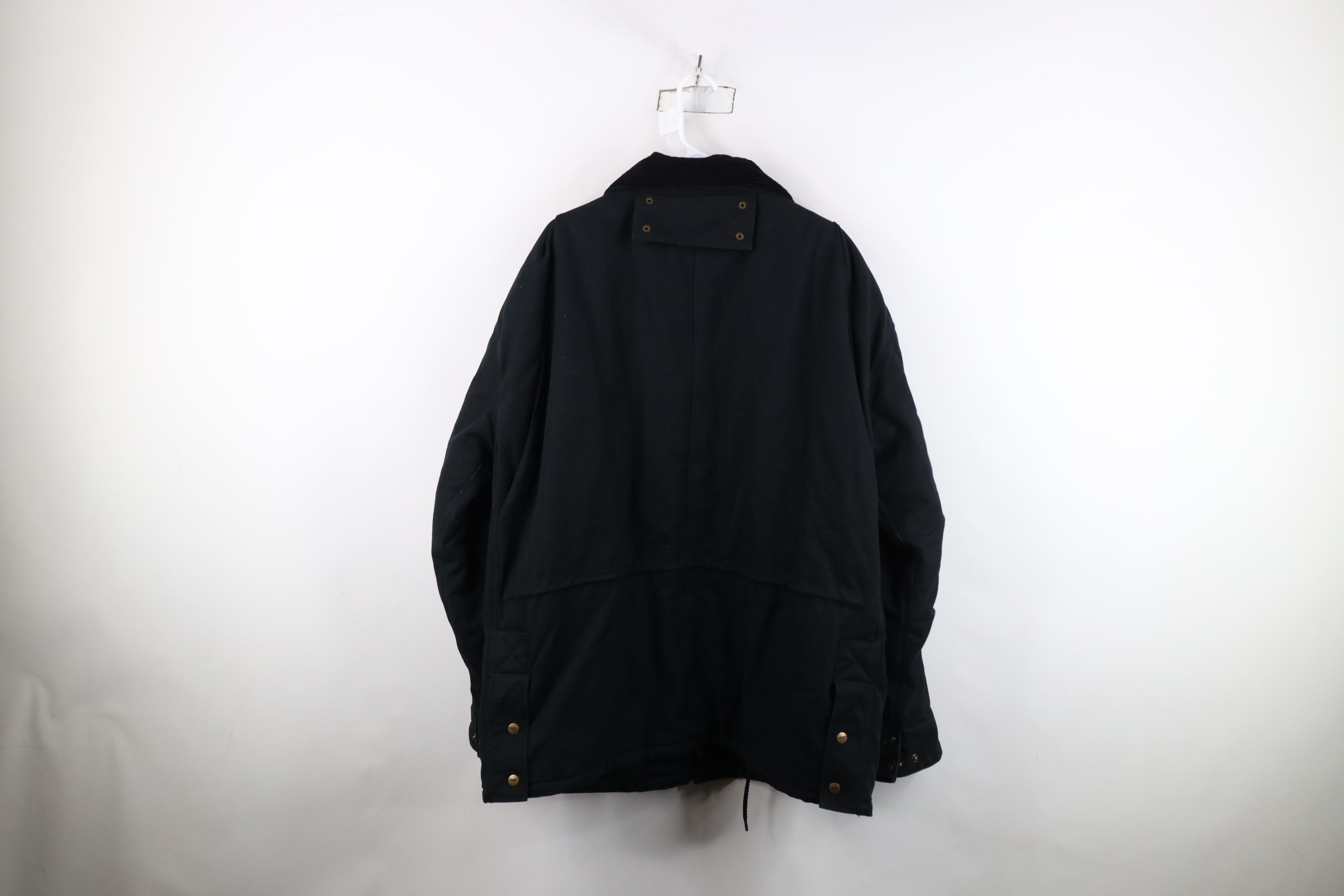 Vintage Vintage Y2K Streetwear Canvas Chore Barn Jacket Black Size US XXL / EU 58 / 5 - 15 Thumbnail